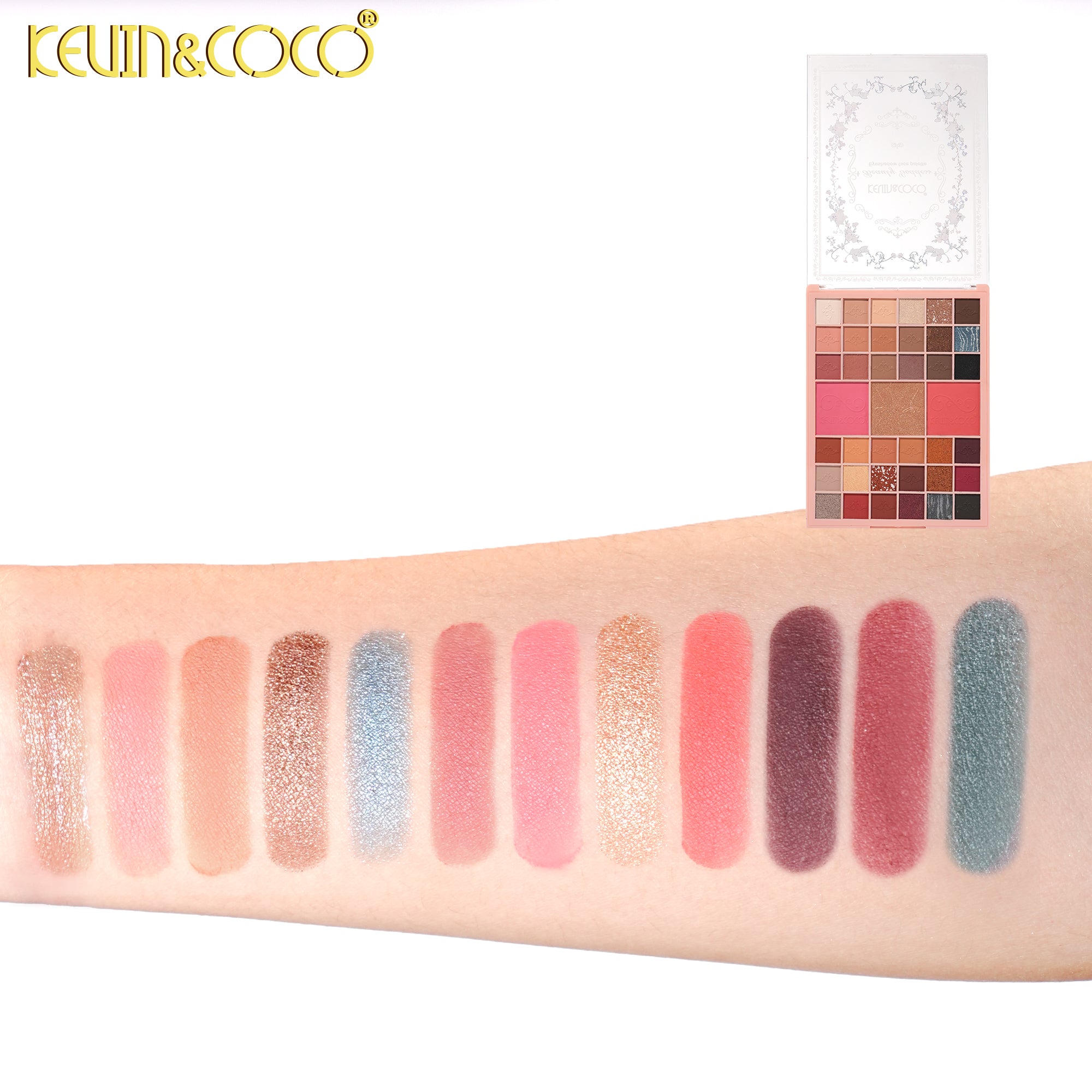 Beauty Goddess 39-Color Eyeshadow Palette -6PCS(KC1587)