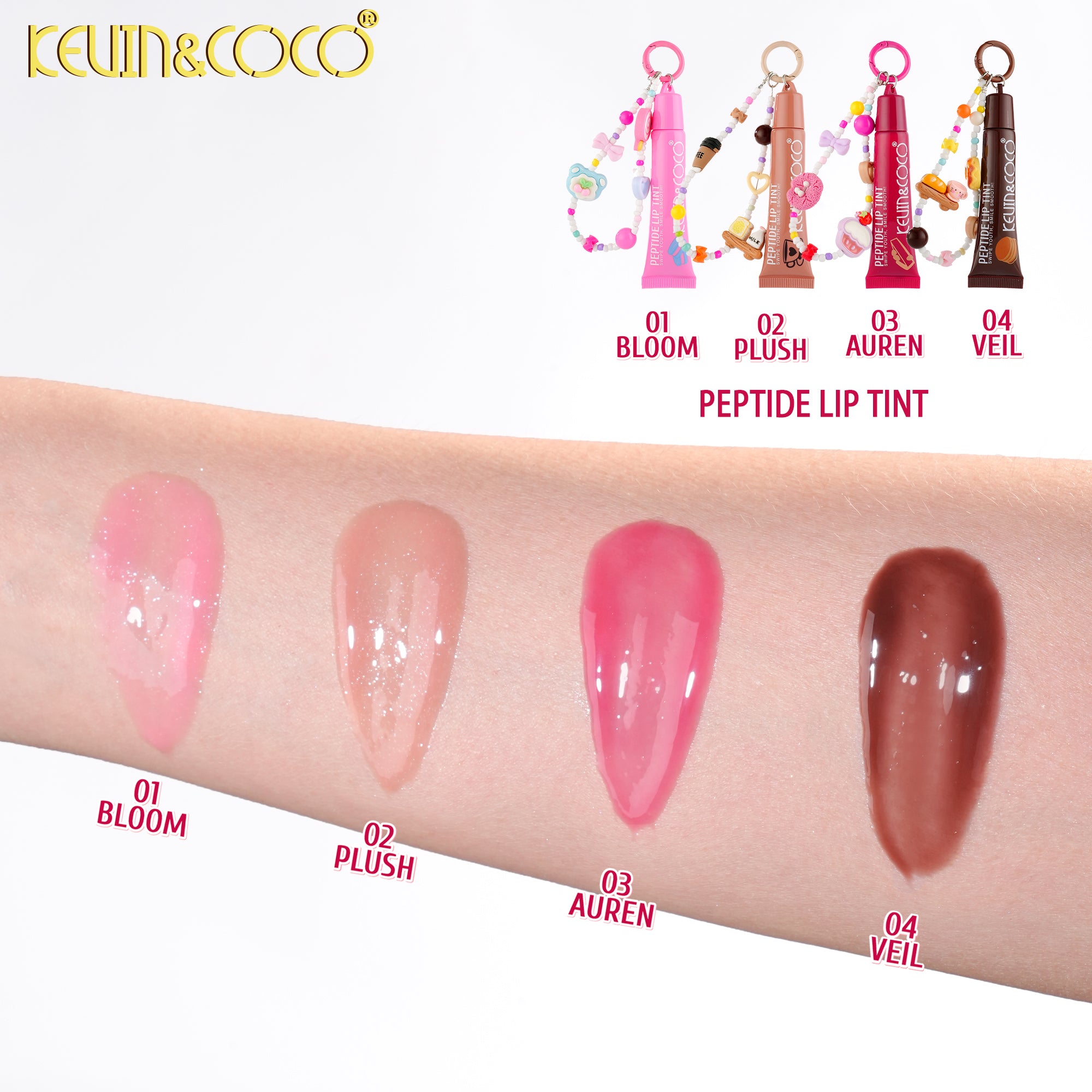 Delicious & Edible Polypeptide Lip Gloss -24PCS(KC1453)