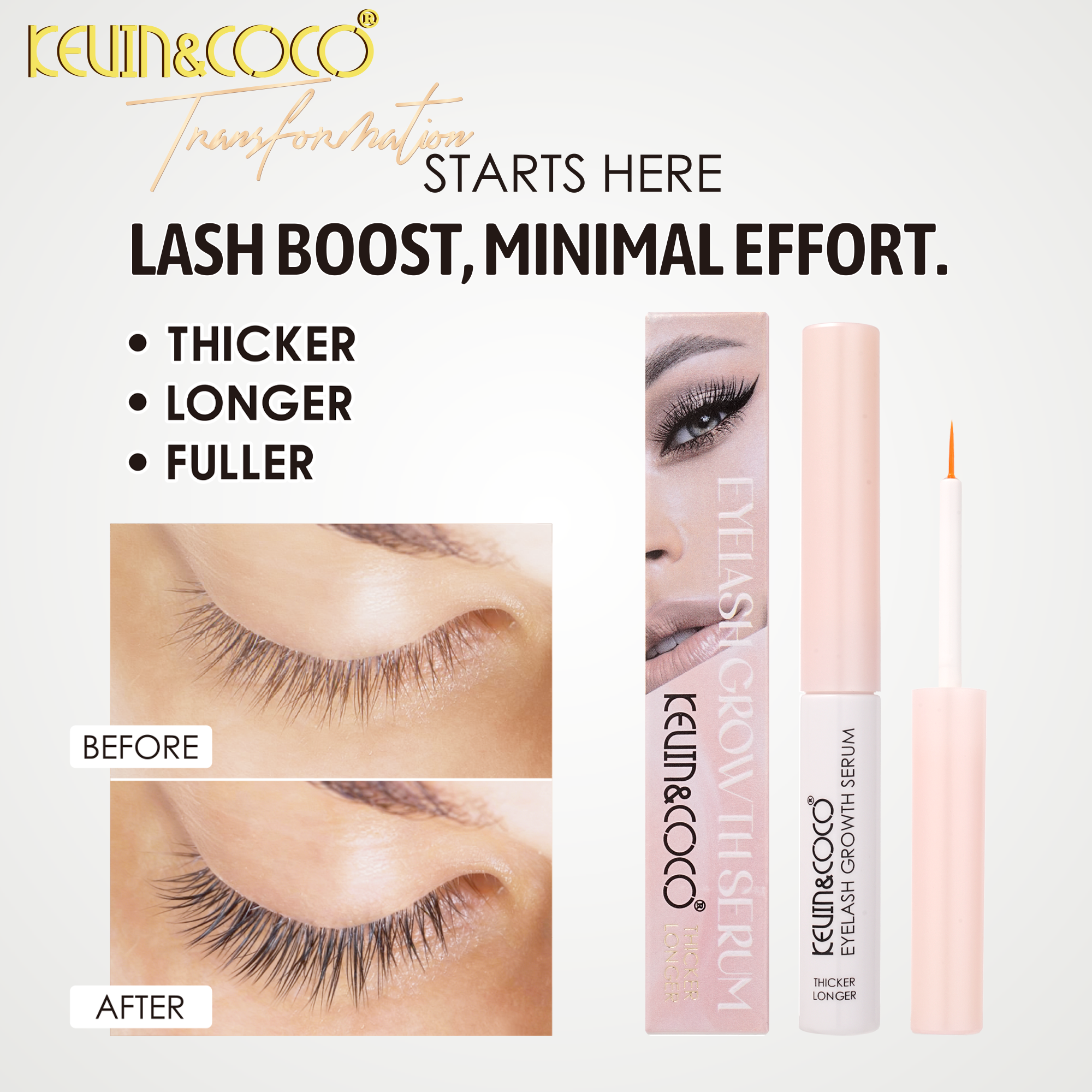 Charming Eyes Eyelash Growth Serum-24PCS(KC1738)