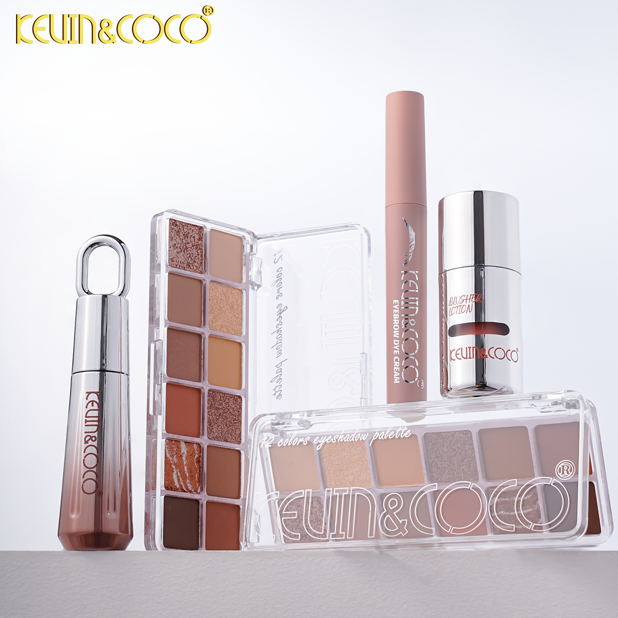 Nude Set (Eyeshadow, Lip Gloss, Liquid Blush)-6PCS(KC1544)