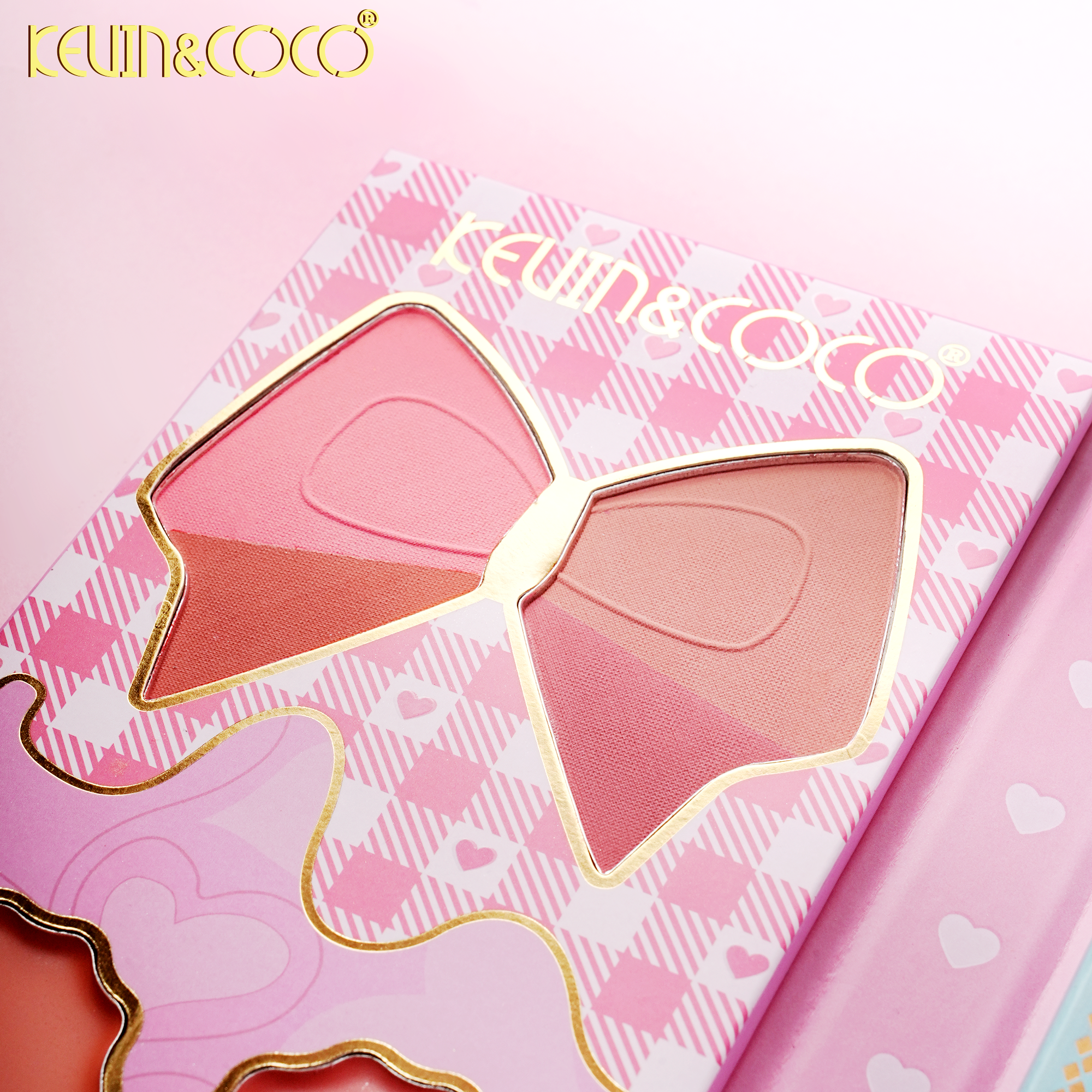 Peach Heart Strategy 52-Color Dual-Open Face& Eye Palette-6PCS(KC1538)