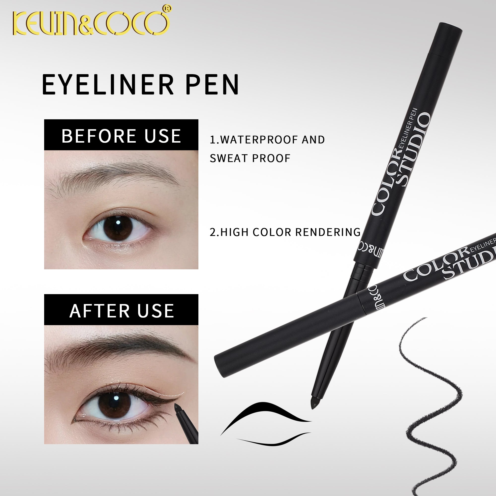 Hengji Master Tattoo Eyeliner Gel Pencil -36PCS(KC1619)