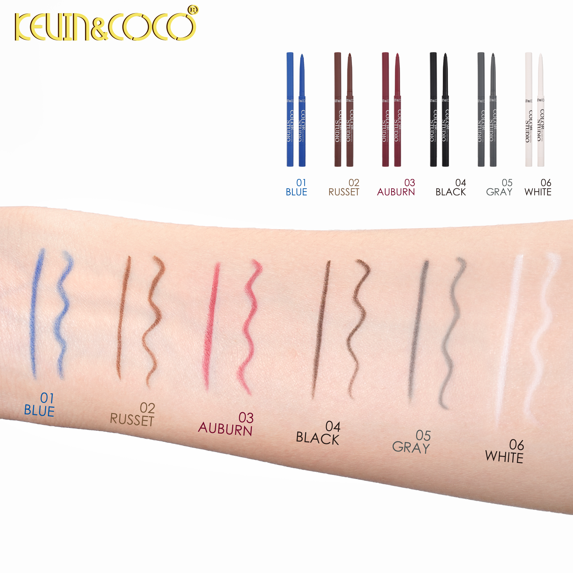 Hengji Master Tattoo Eyeliner Gel Pencil -36PCS(KC1619)