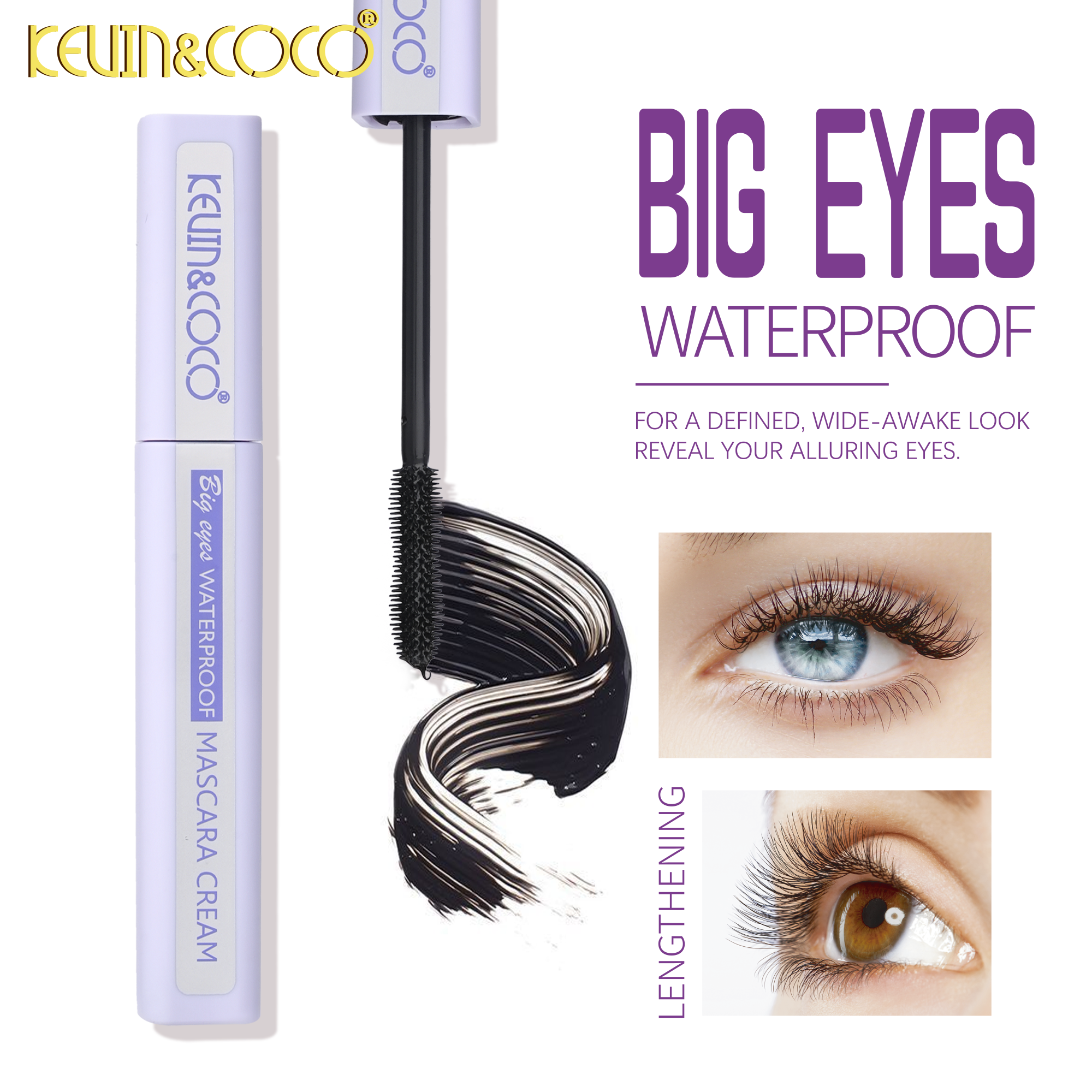 Evercurl Mascara (Black&Brown)-24PCS(KC1623/KC1624)