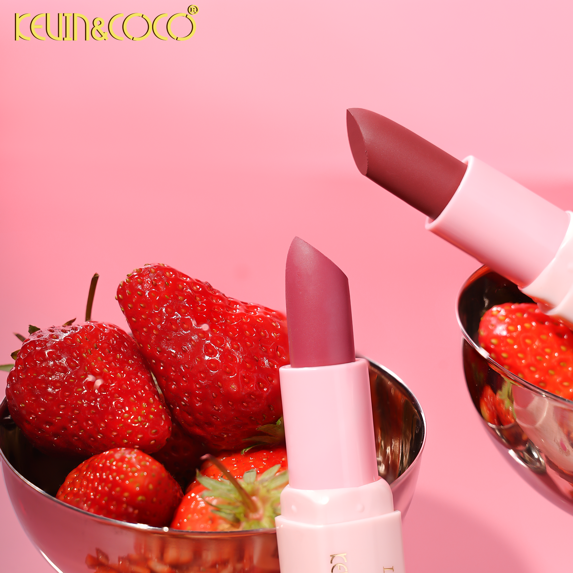 Heartfelt Berry Lip Gloss & Lipstick-24PCS(KC1715)