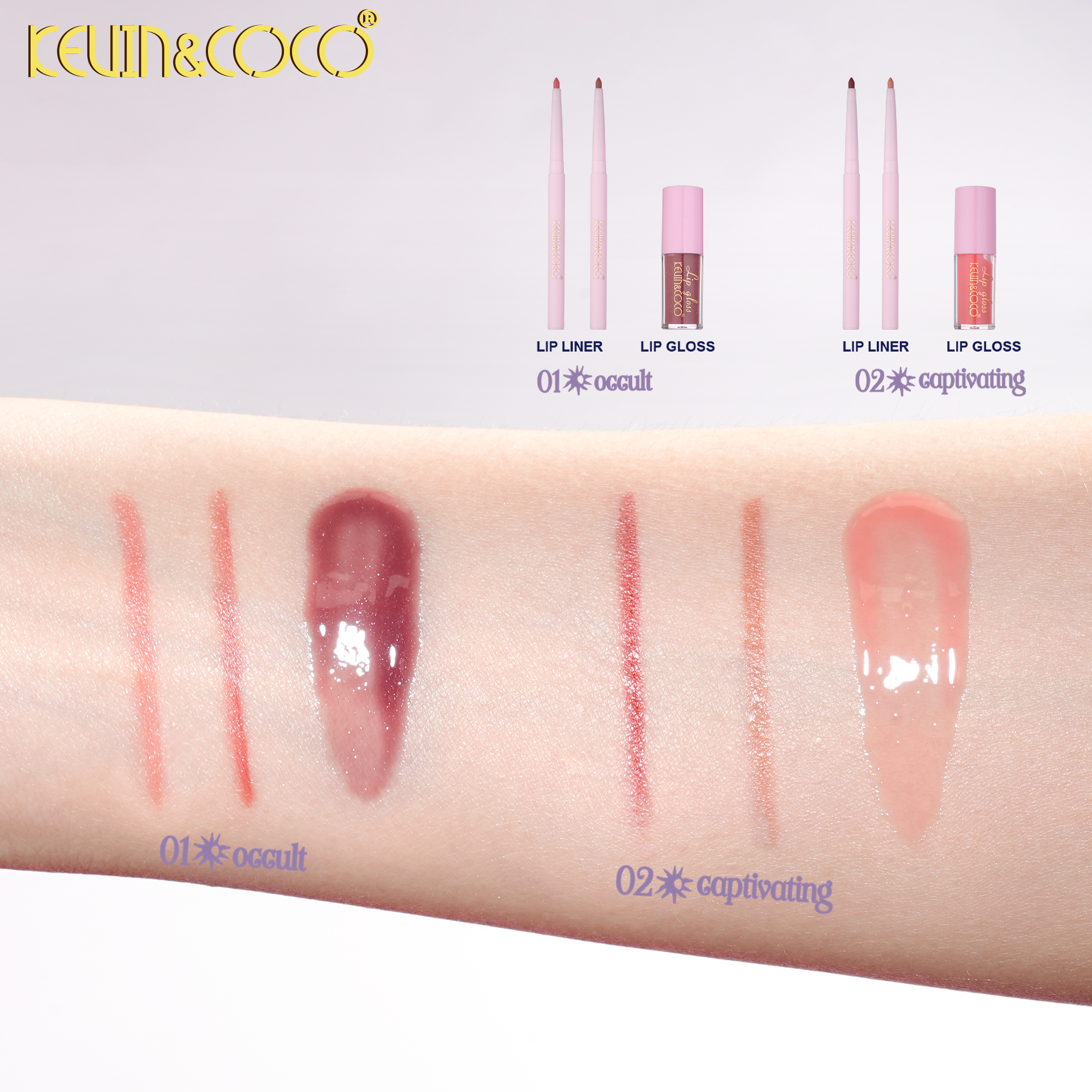 Starlight Lip Liner Mini Set-12PCS  (KC1519)