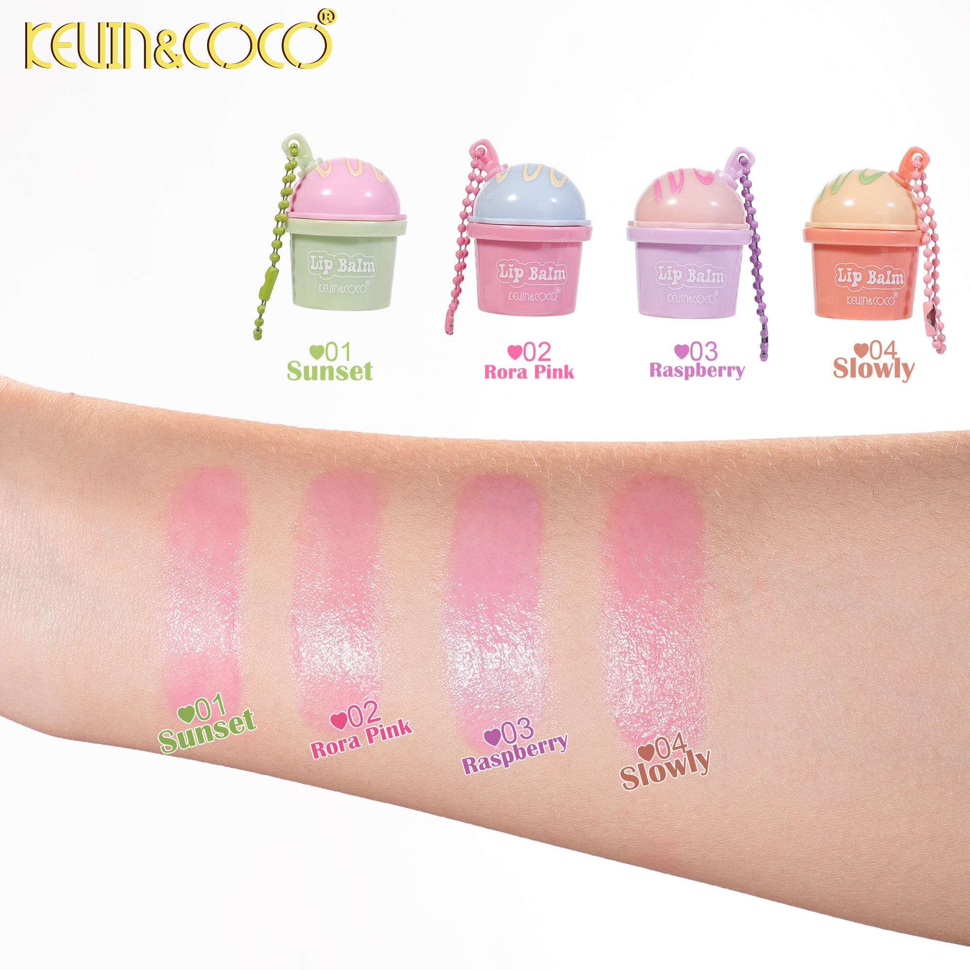 Sweet Sand Ice Cream Color-Changing Lipstick-24PCS(KC1369)