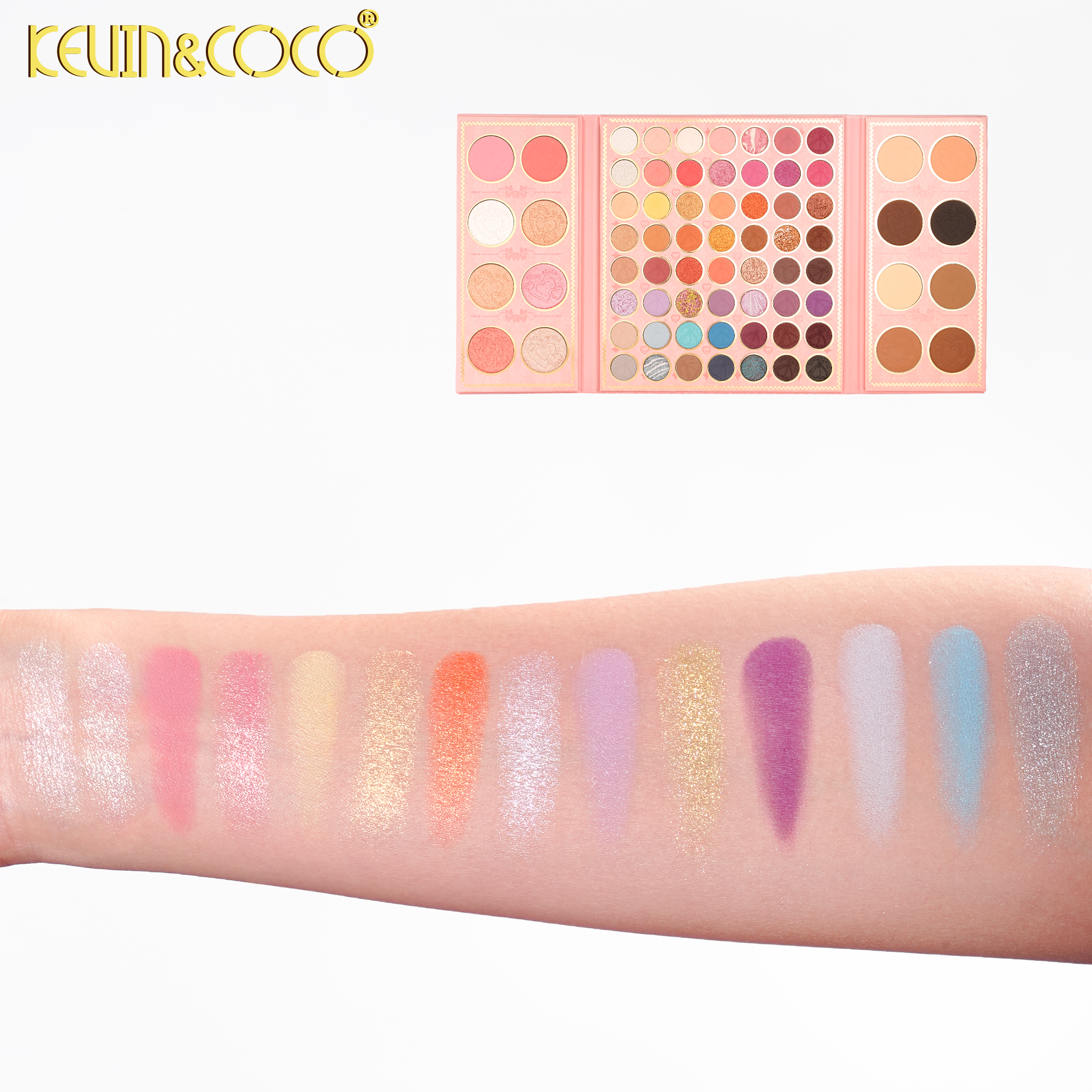 Doubarry Garden Series 72-Color Makeup Palette -6PCS（KC1680）