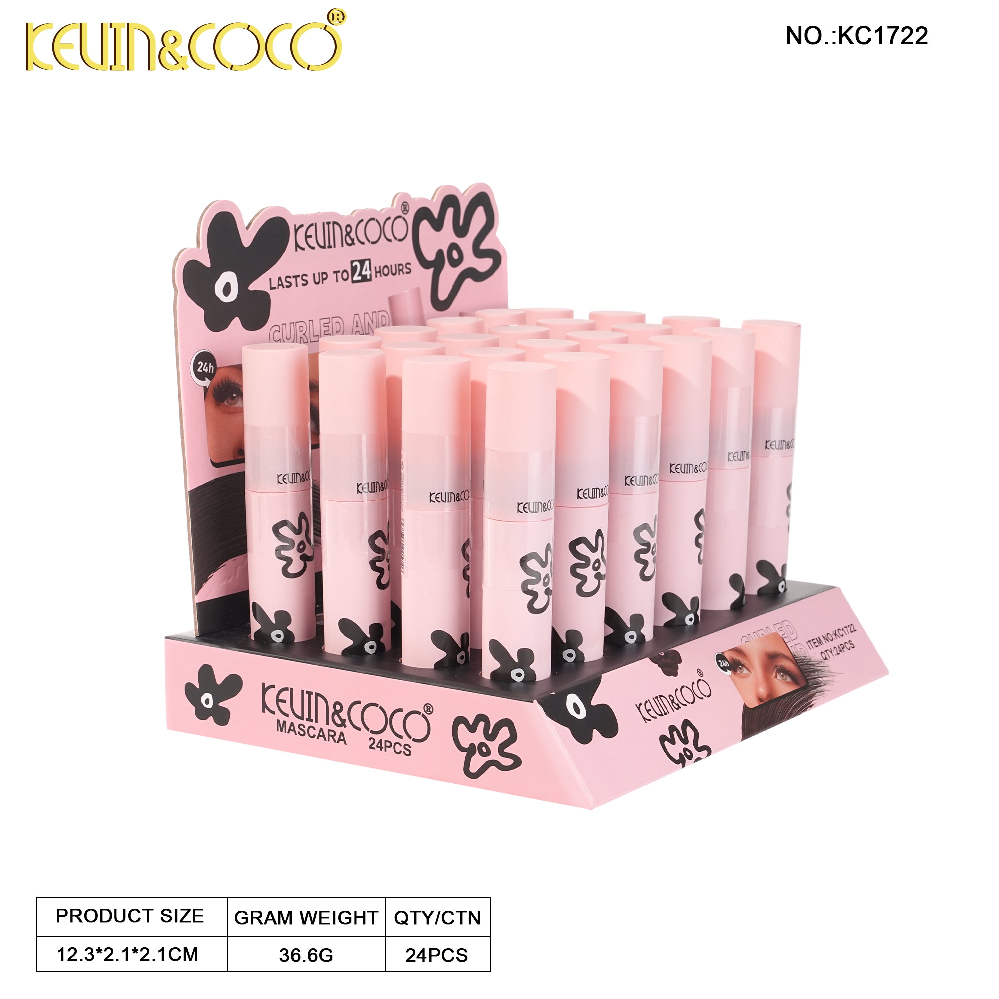 Powder & Tint Mascara-24PCS(KC1722)