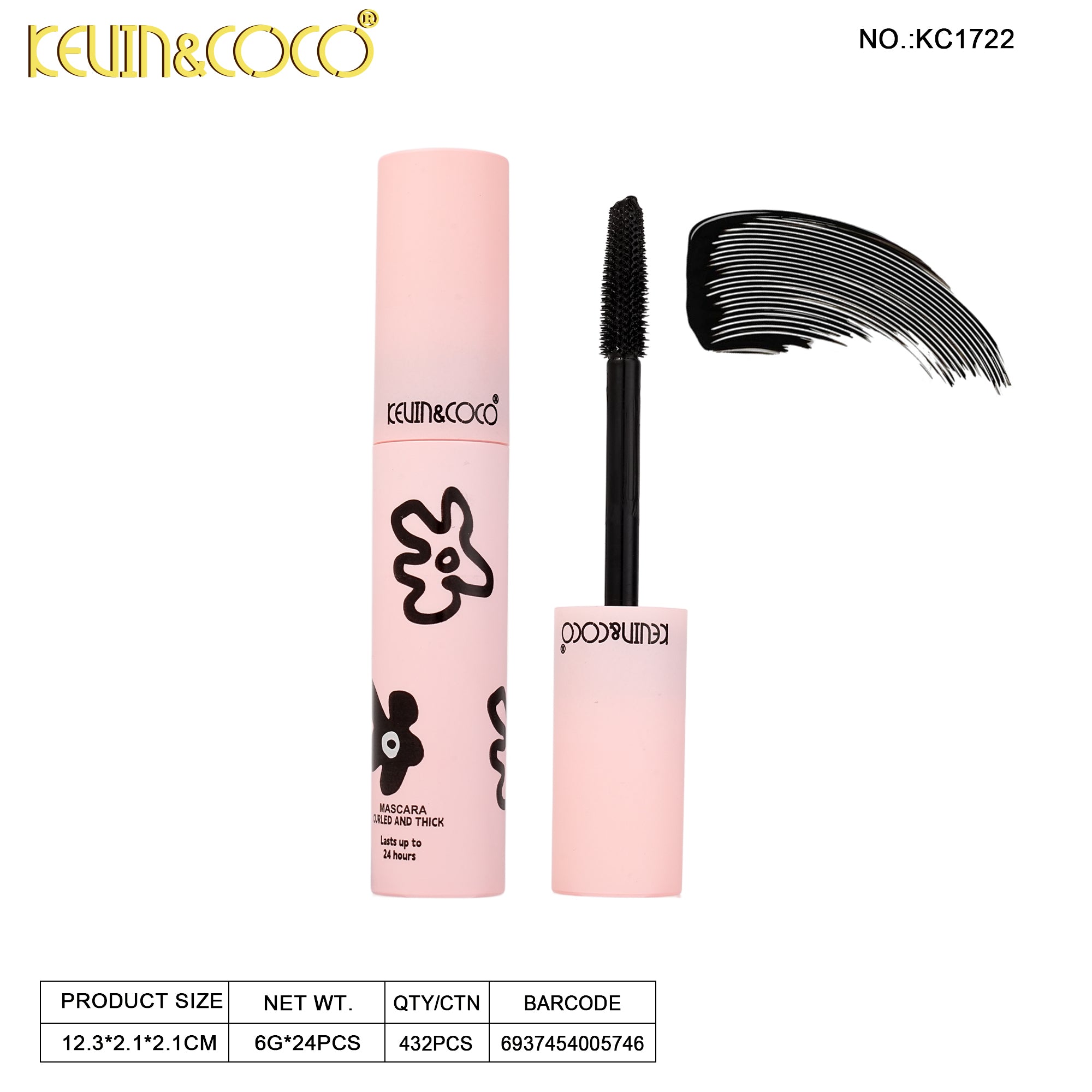 Powder & Tint Mascara-24PCS(KC1722)
