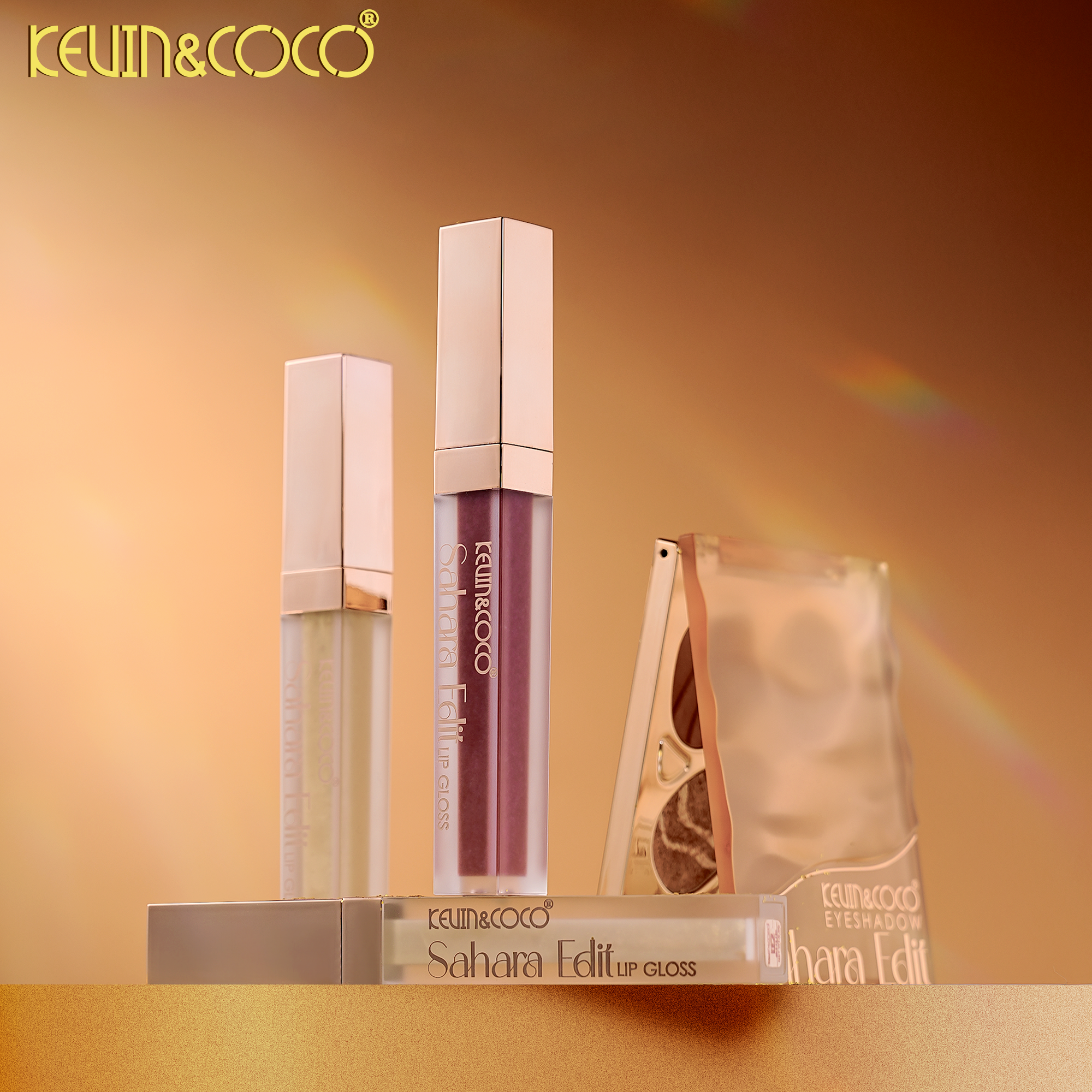 Sahara Eye Shadow & Lip Gloss Mini Set-12PCS(KC1613)