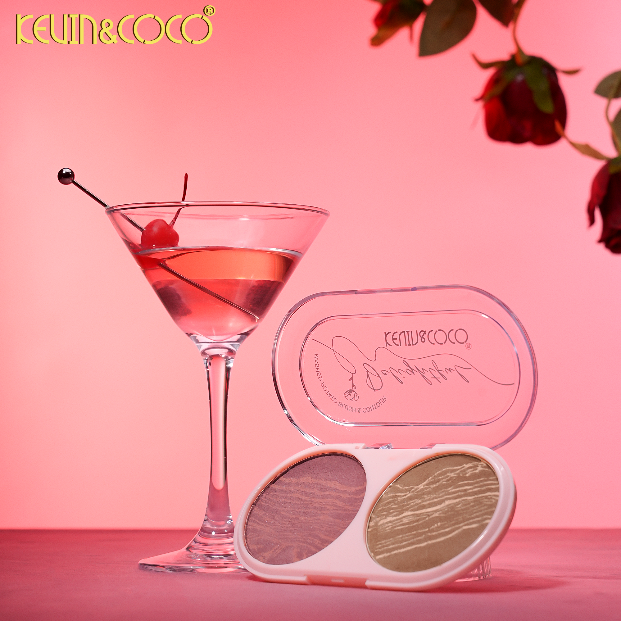 Coconut Shreds & Brown Sugar Potato Mud Blush & Contour-12PCS(KC1513)