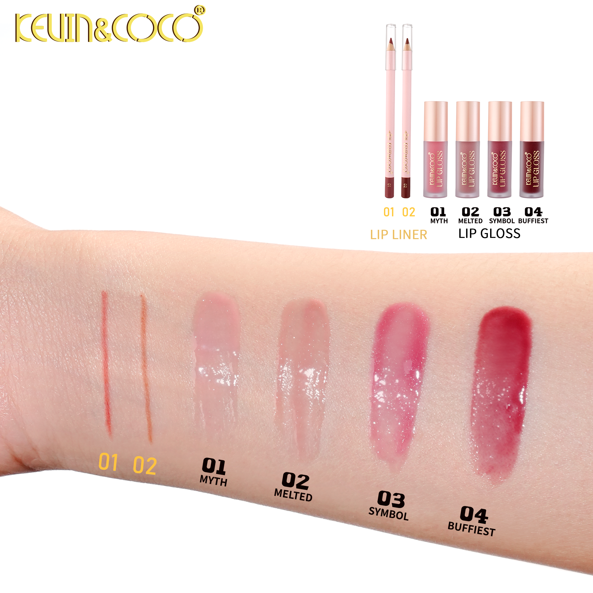 Secret Lip Gloss Set-6PCS(KC1474)