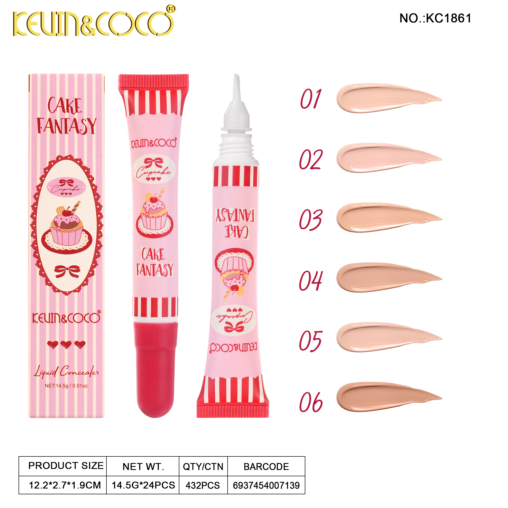 Cake Fantasy Concealer-24PCS(KC1861)