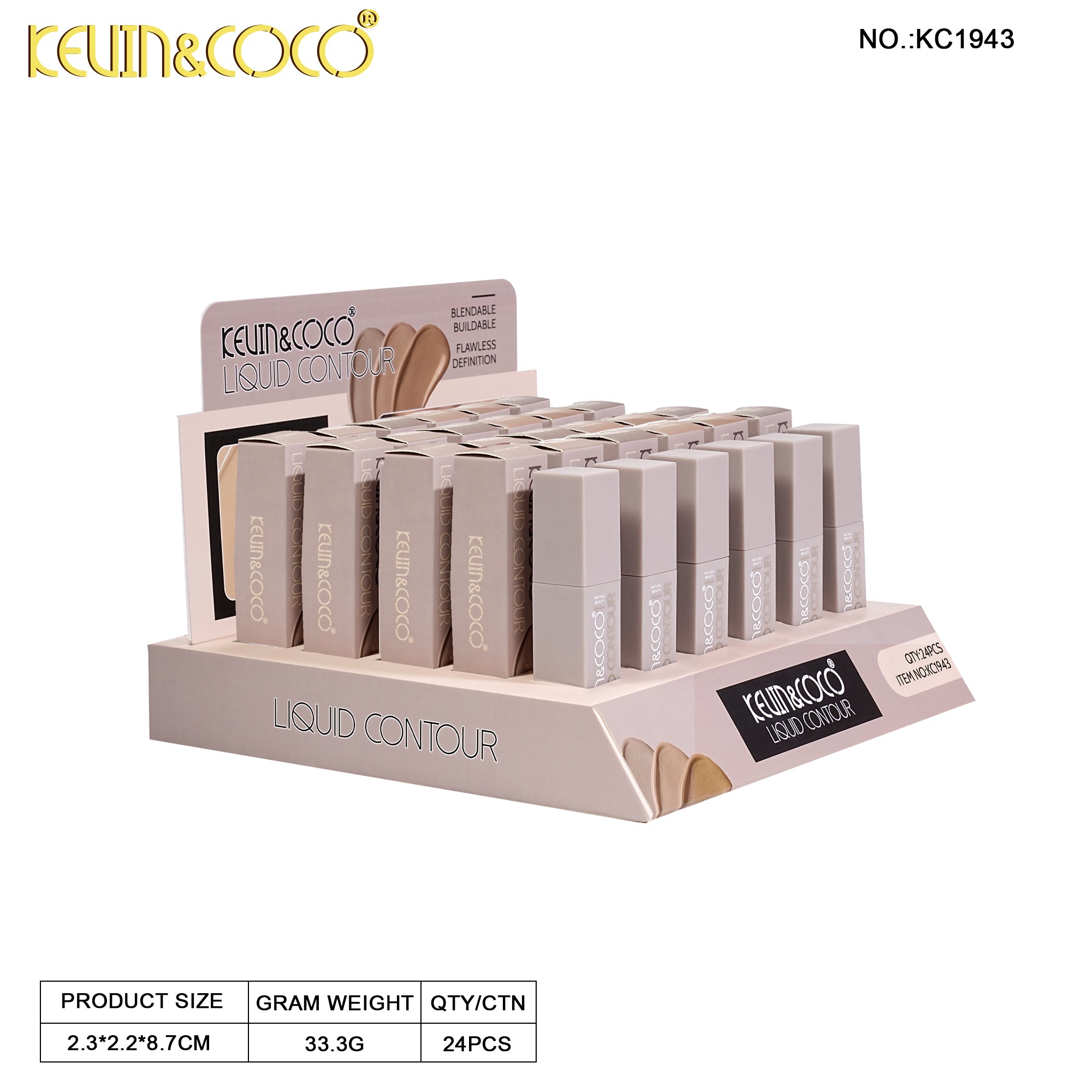 Plasticine Shaping Liquid Contour -24PCS(KC1943)