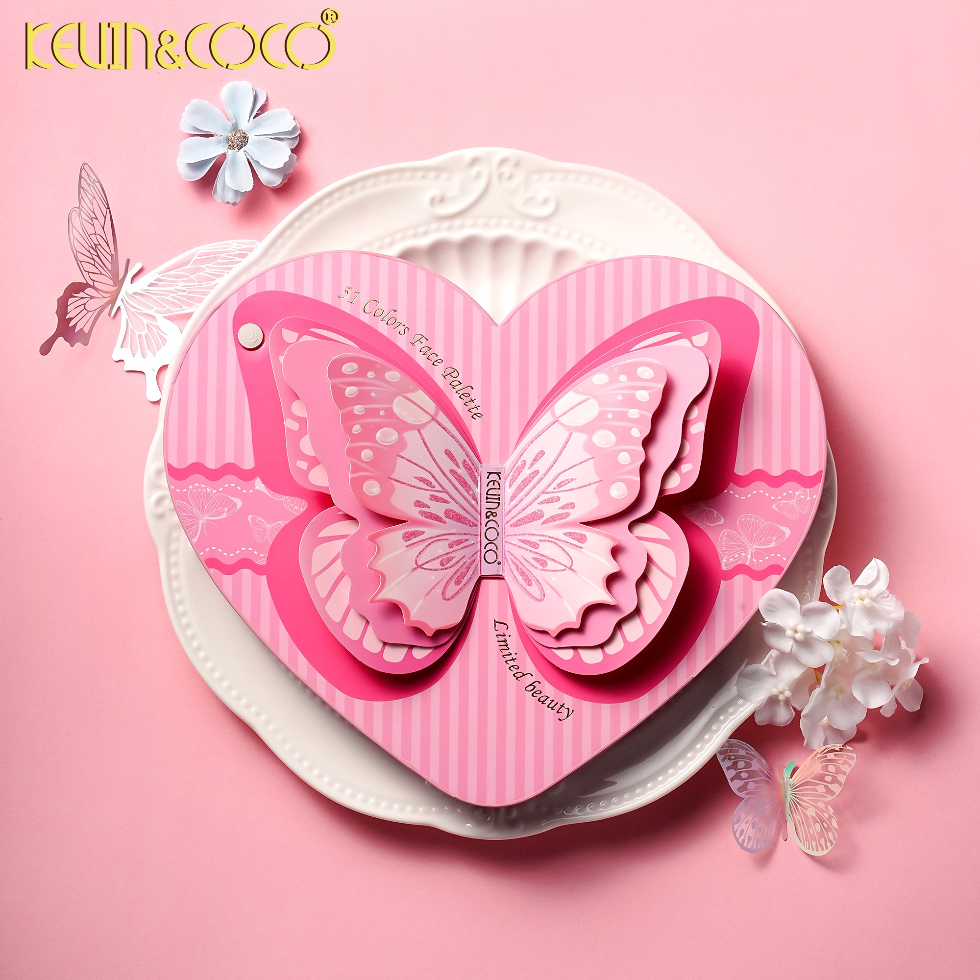 Butterfly Dance Spinning Paper Eyeshadow Palette-6PCS(KC1459)
