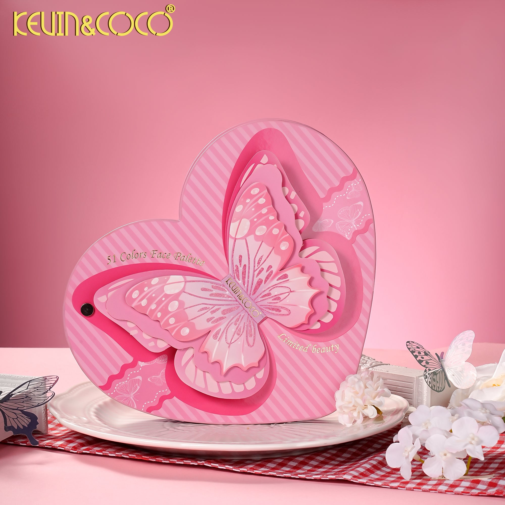 Butterfly Dance Spinning Paper Eyeshadow Palette-6PCS(KC1459)