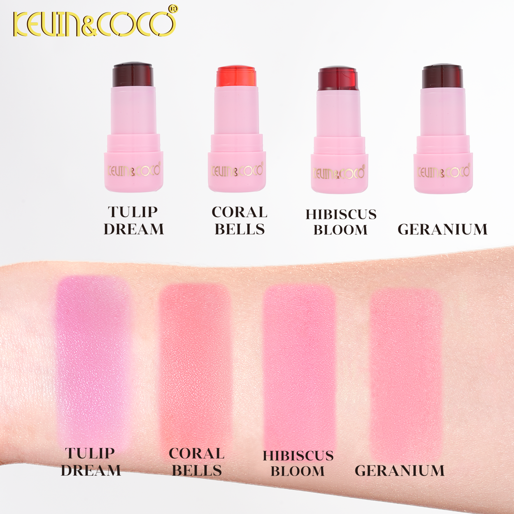 Glow Glimmer Jelly Blush Stick-24PCS(KC1411)