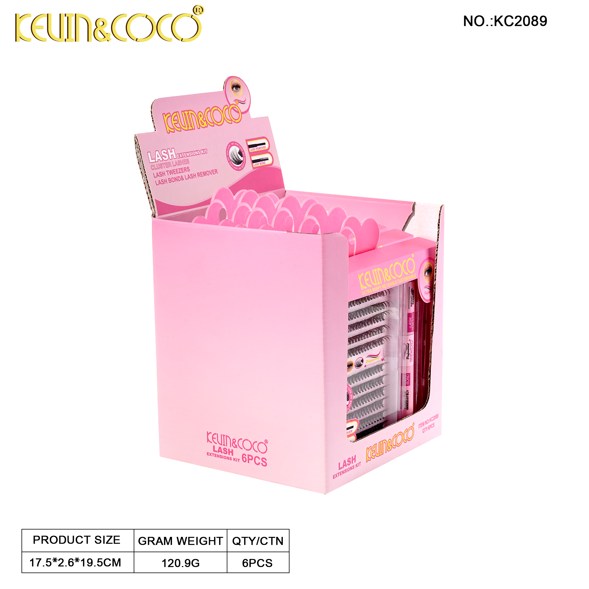 Soft Glow Lash Kit-6PCS(KC2089)