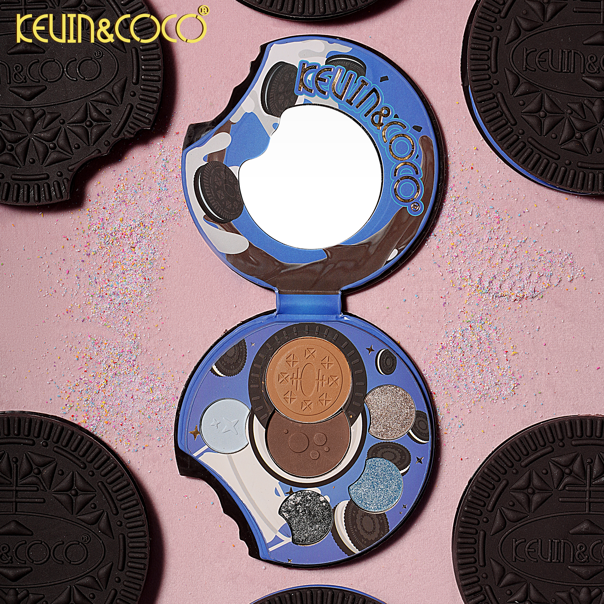 Chocolate Drops Series 7-Color Eyeshadow-12PCS(ITEM NO.:KC1541/KC1454/KC1455 )