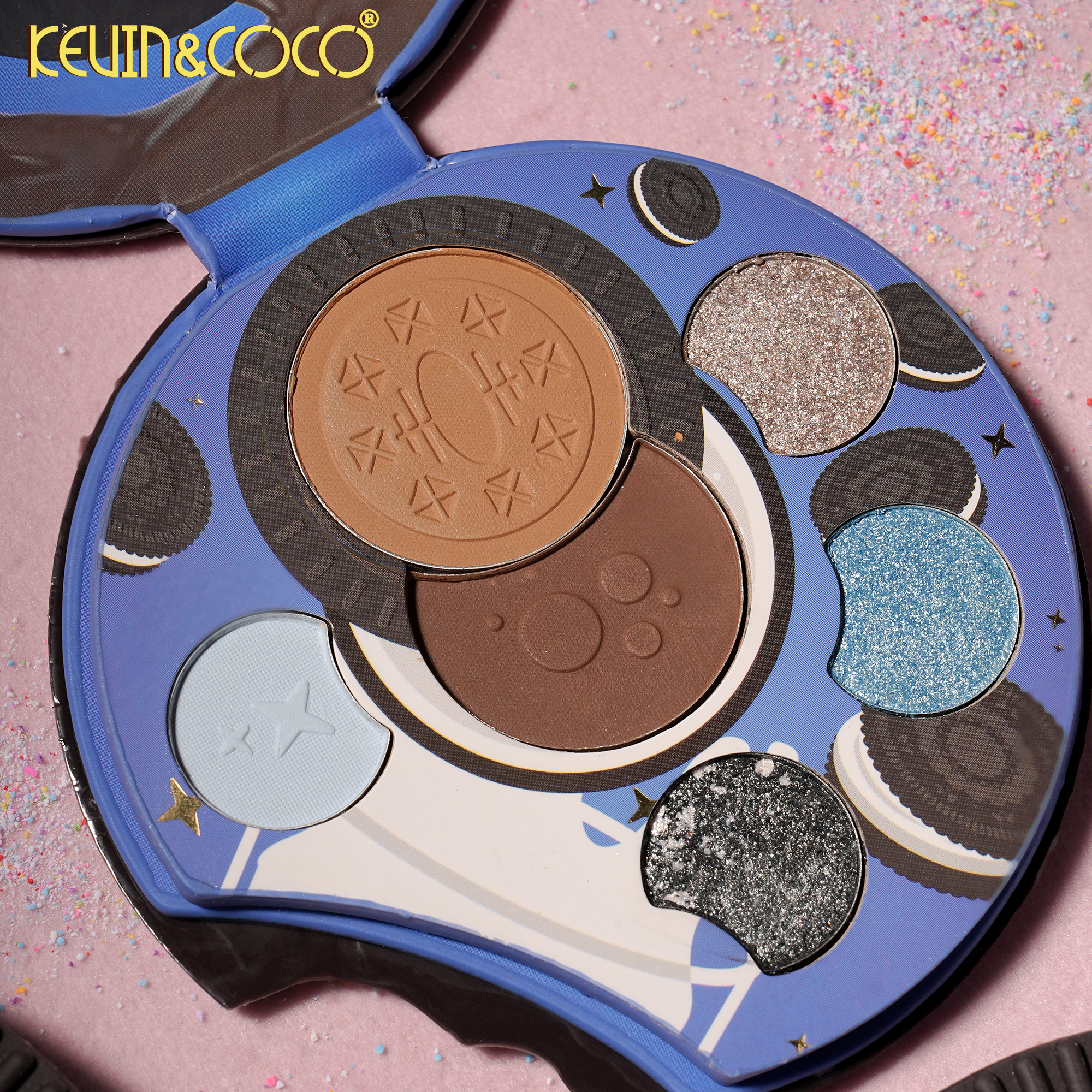 Chocolate Drops Series 7-Color Eyeshadow-12PCS(ITEM NO.:KC1541/KC1454/KC1455 )