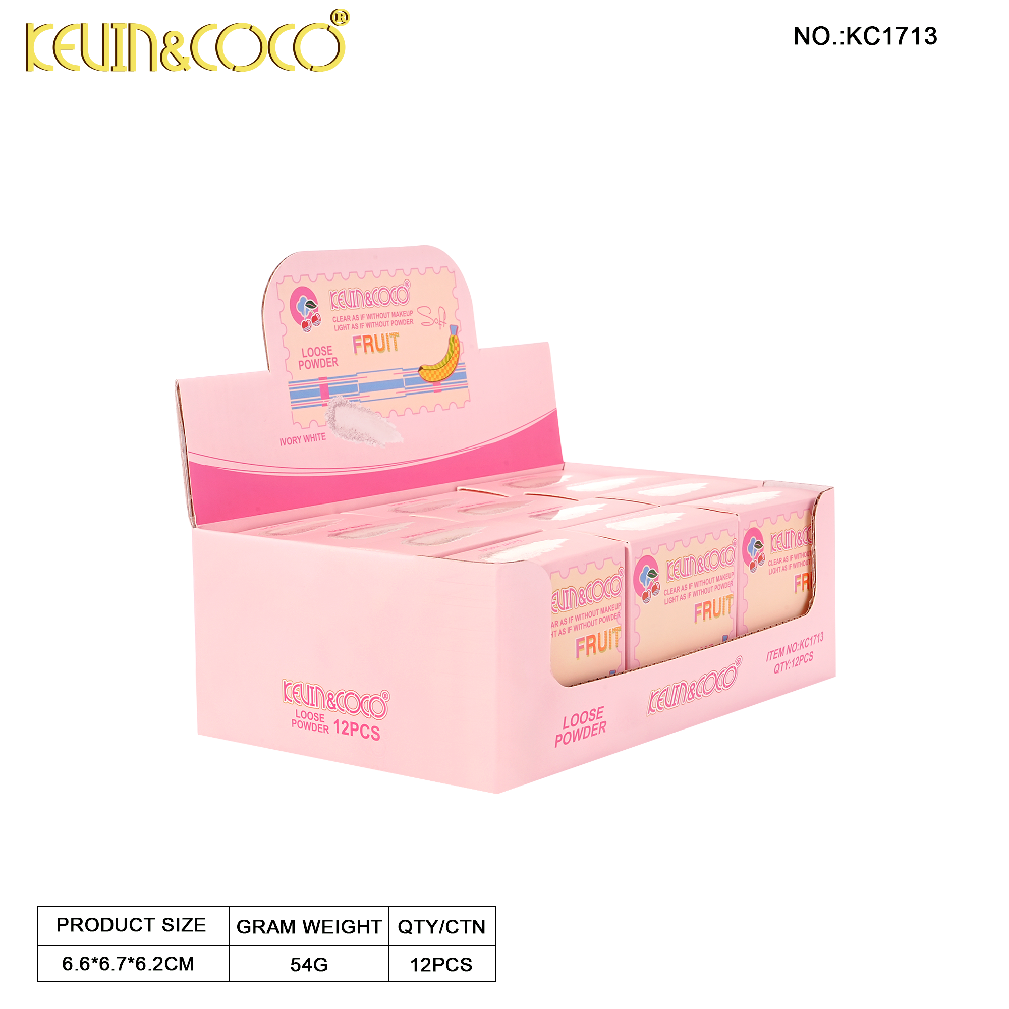 Pintle Guo Yunsan Face Powder-12PCS(KC1713)