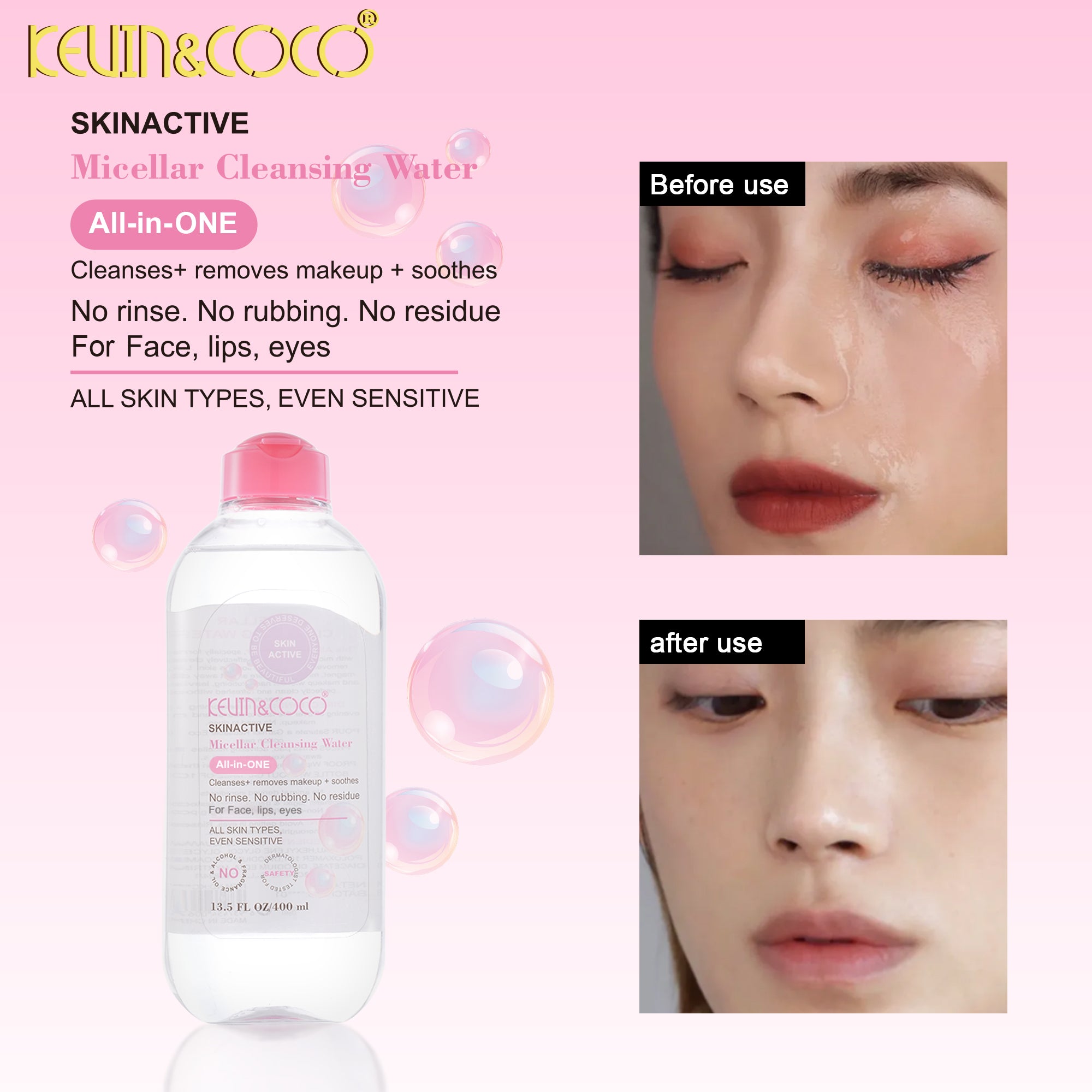 Makeup Remover 400ml-12PCS(KC2142)