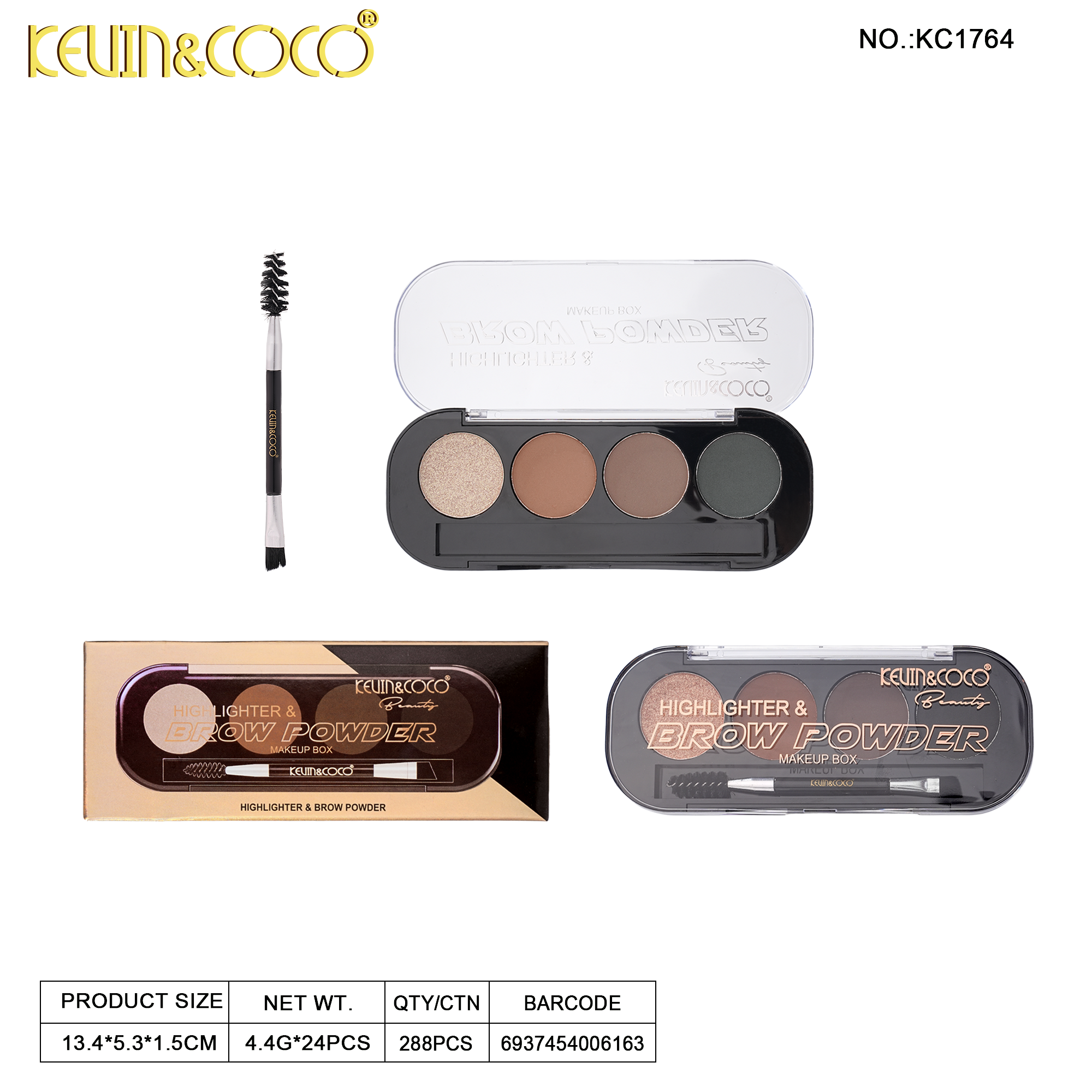 Smoky Mist Eyebrow Powder-24PCS(KC1764)