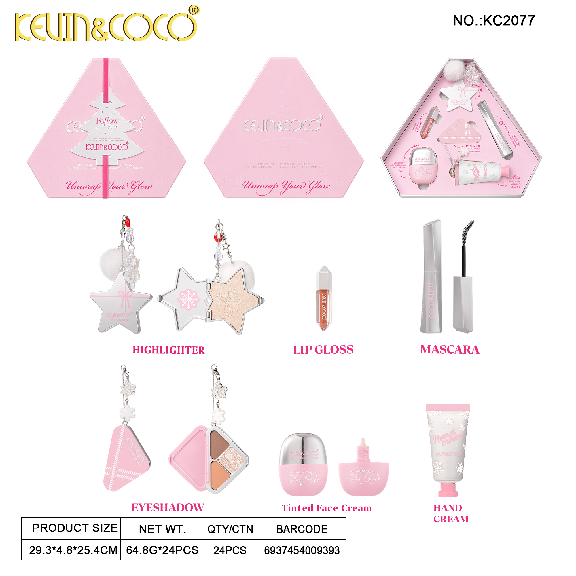 Ode to Snow Makeup set(KC2077)