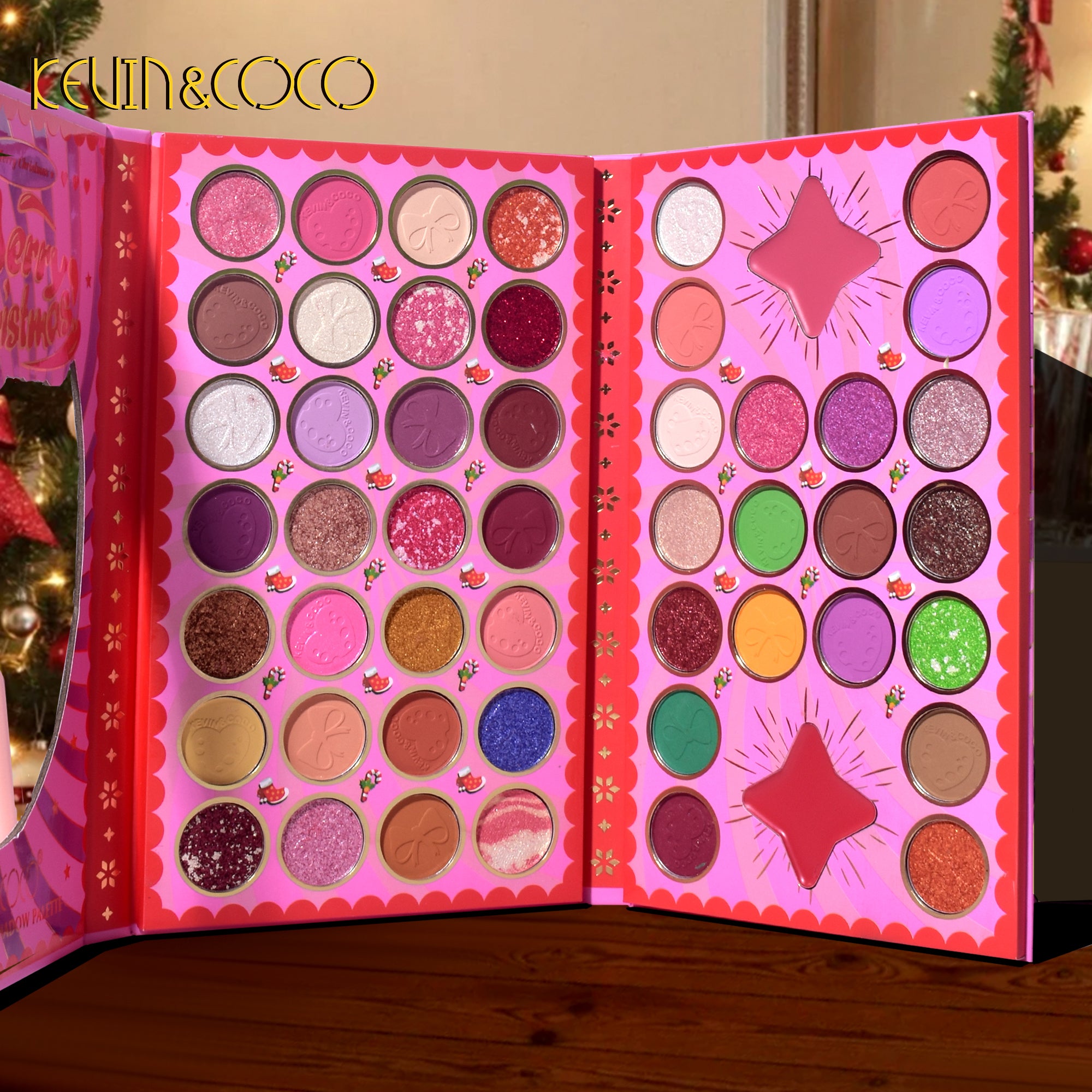 【Christmas Edition】50-Color Christmas Tree Makeup Palette (KC231569)