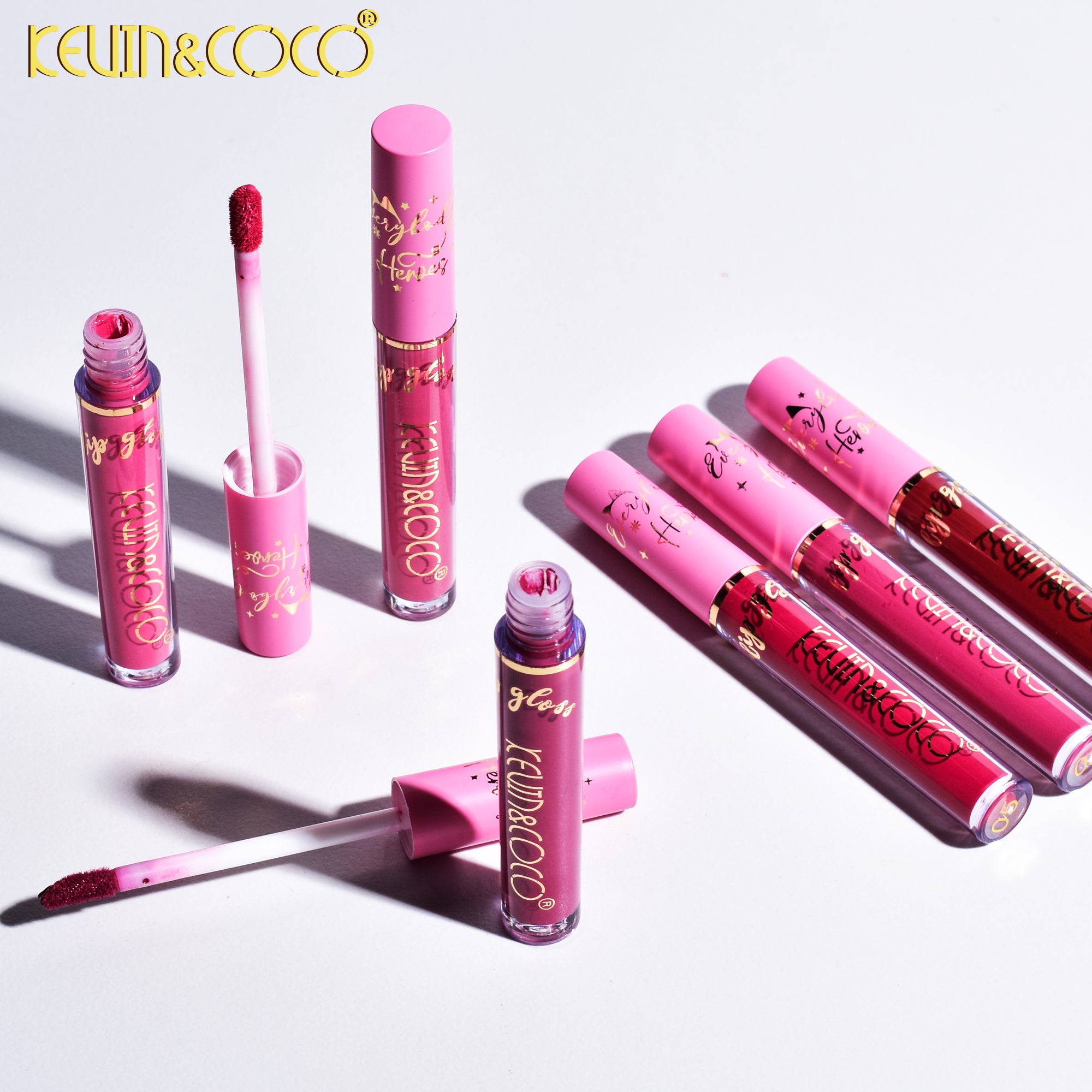 6-Color Dollar Cat Lip Gloss Set (KC230839)