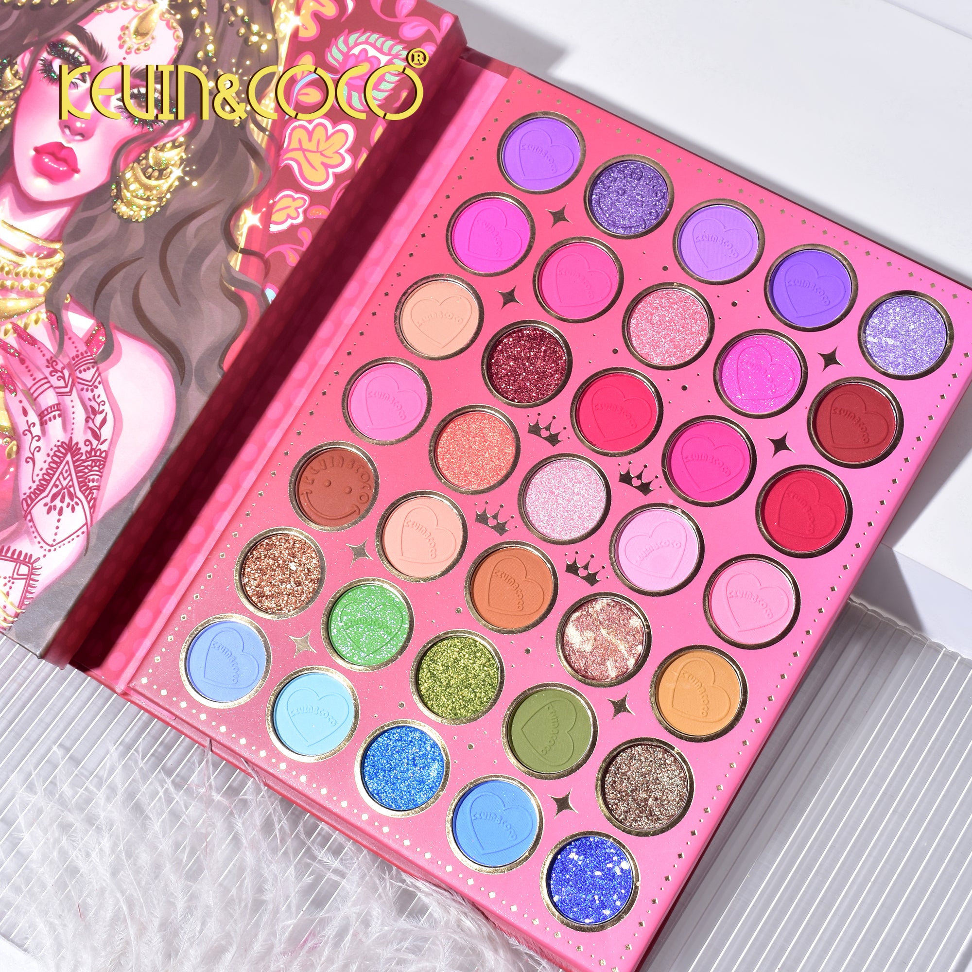 117-Color Anna Belle Eyeshadow Palette (KC244270)