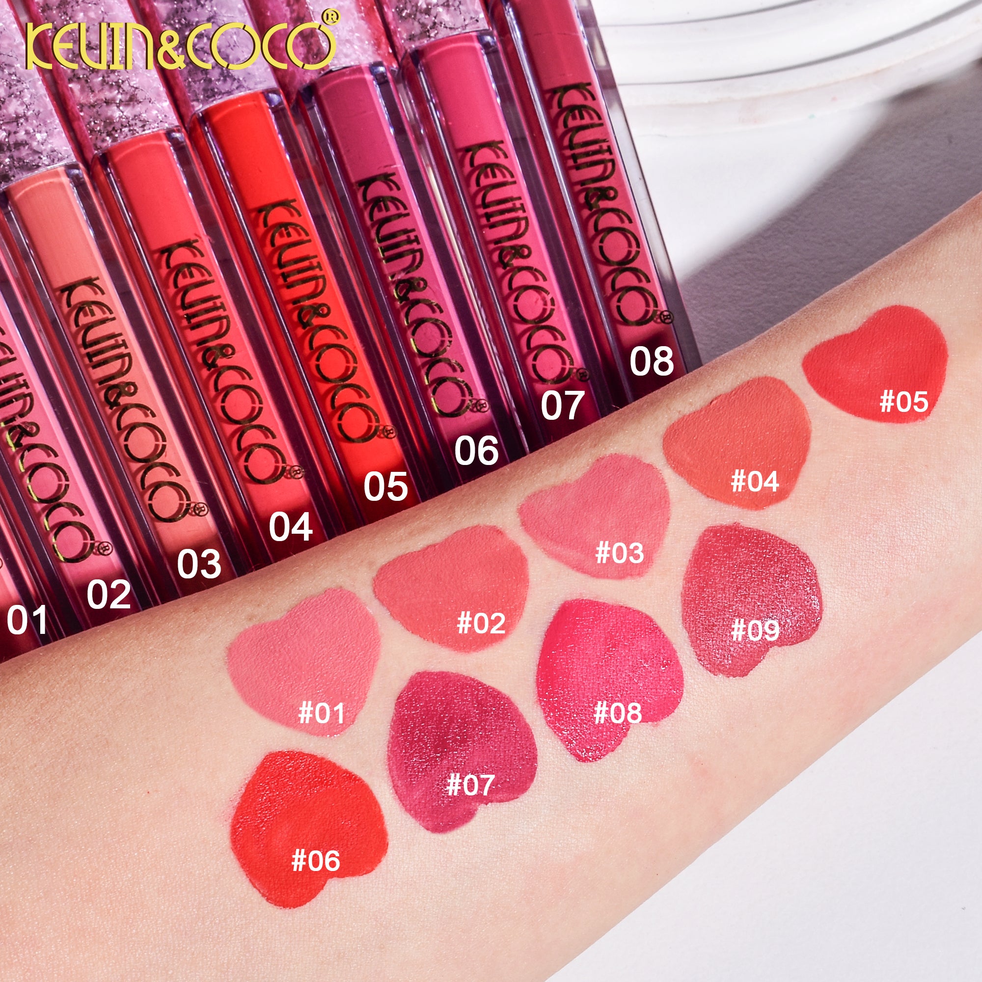 3-Color Good Vibes Matte Lip Gloss Set (KC240425)