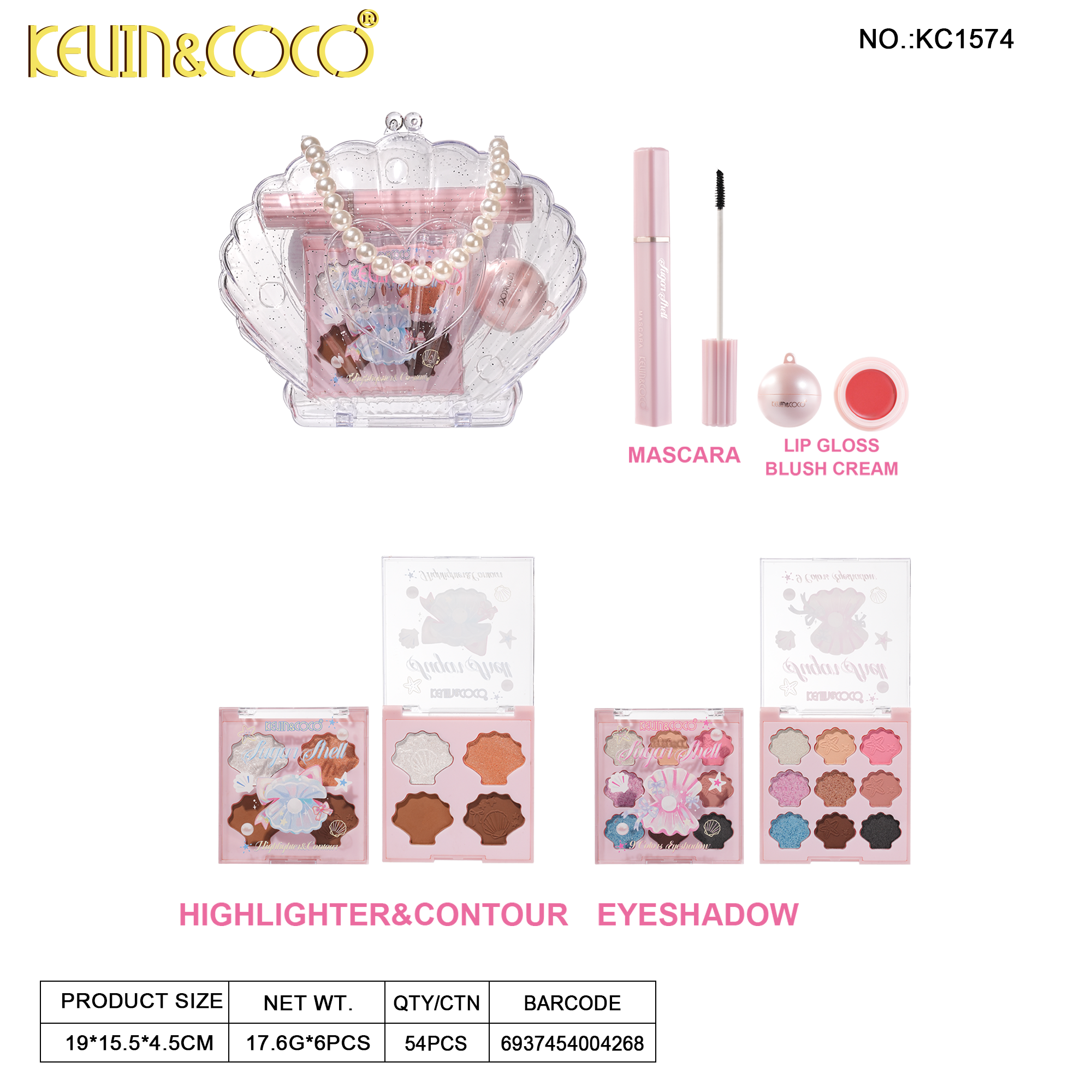 Shell Frosting Mini Kit-6PCS（KC1574）