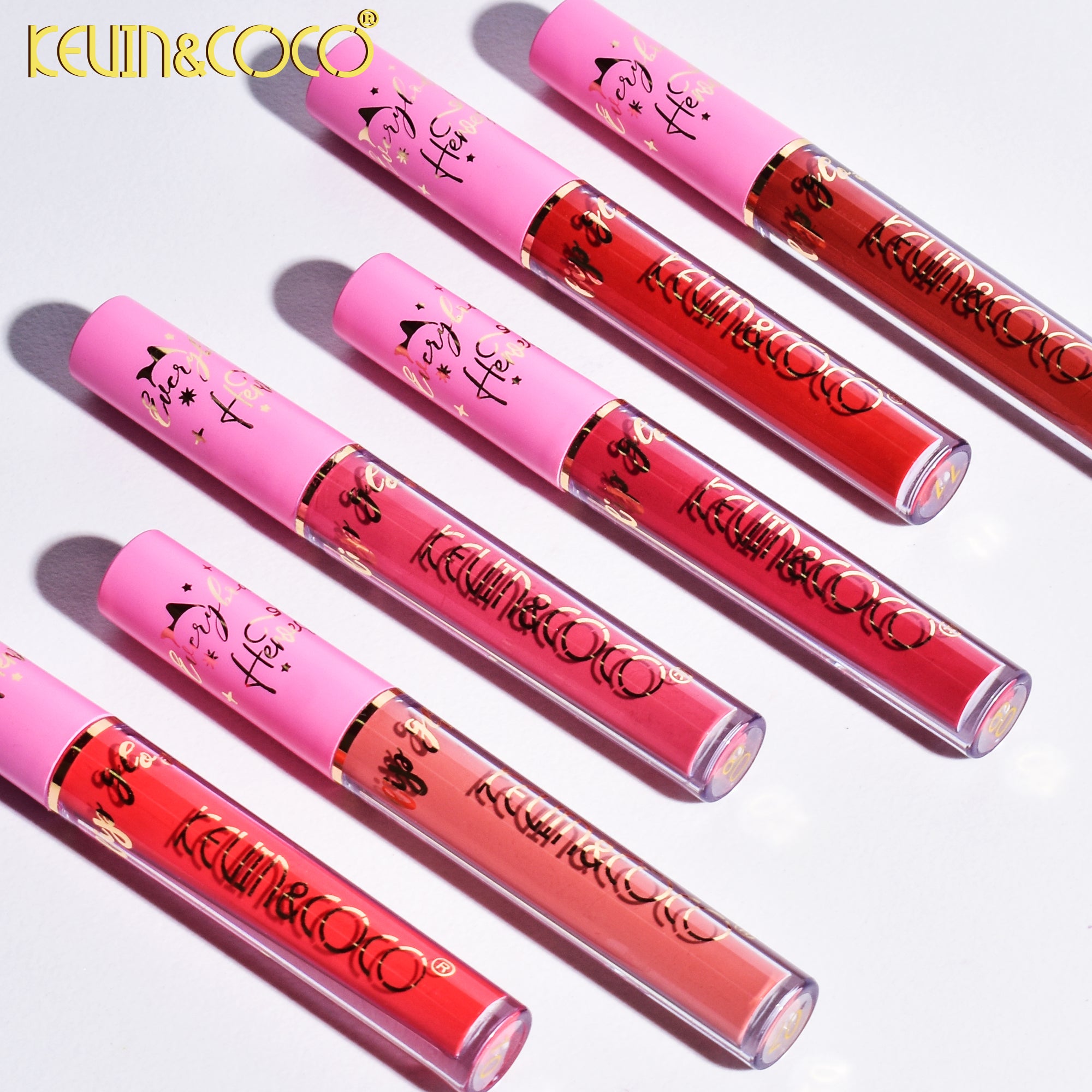 6-Color Dollar Cat Lip Gloss Set (KC230839)