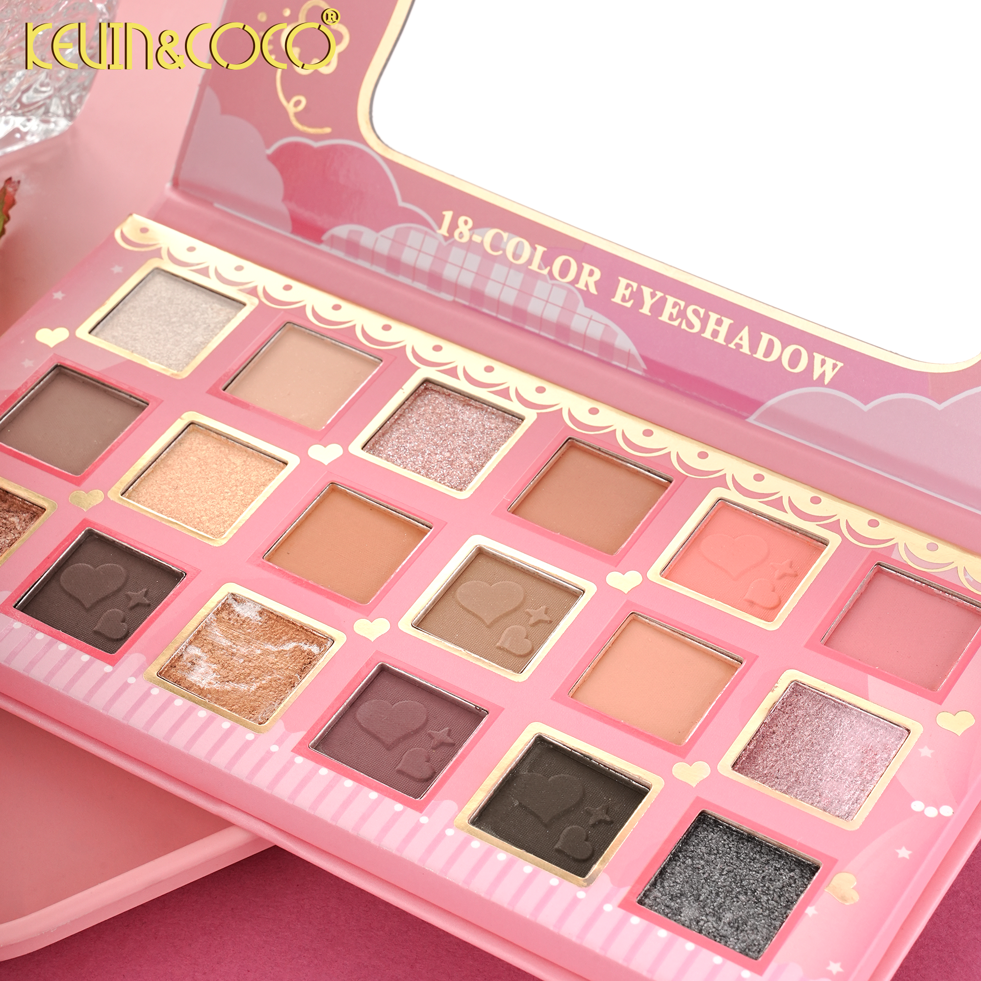 Whisper Traces Collection Paper 18 Eyeshadow Palette -6PCS(KC1817/KC18181)