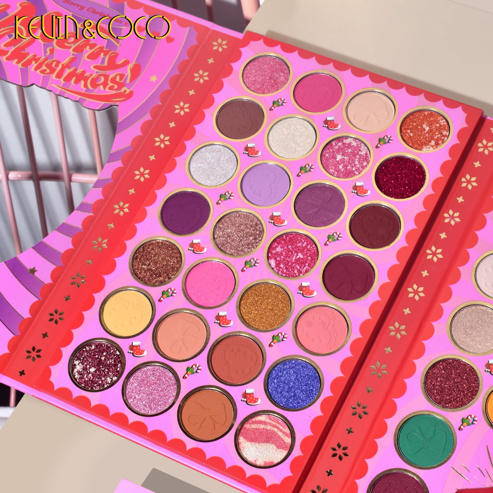 【Christmas Edition】50-Color Christmas Tree Makeup Palette (KC231569)