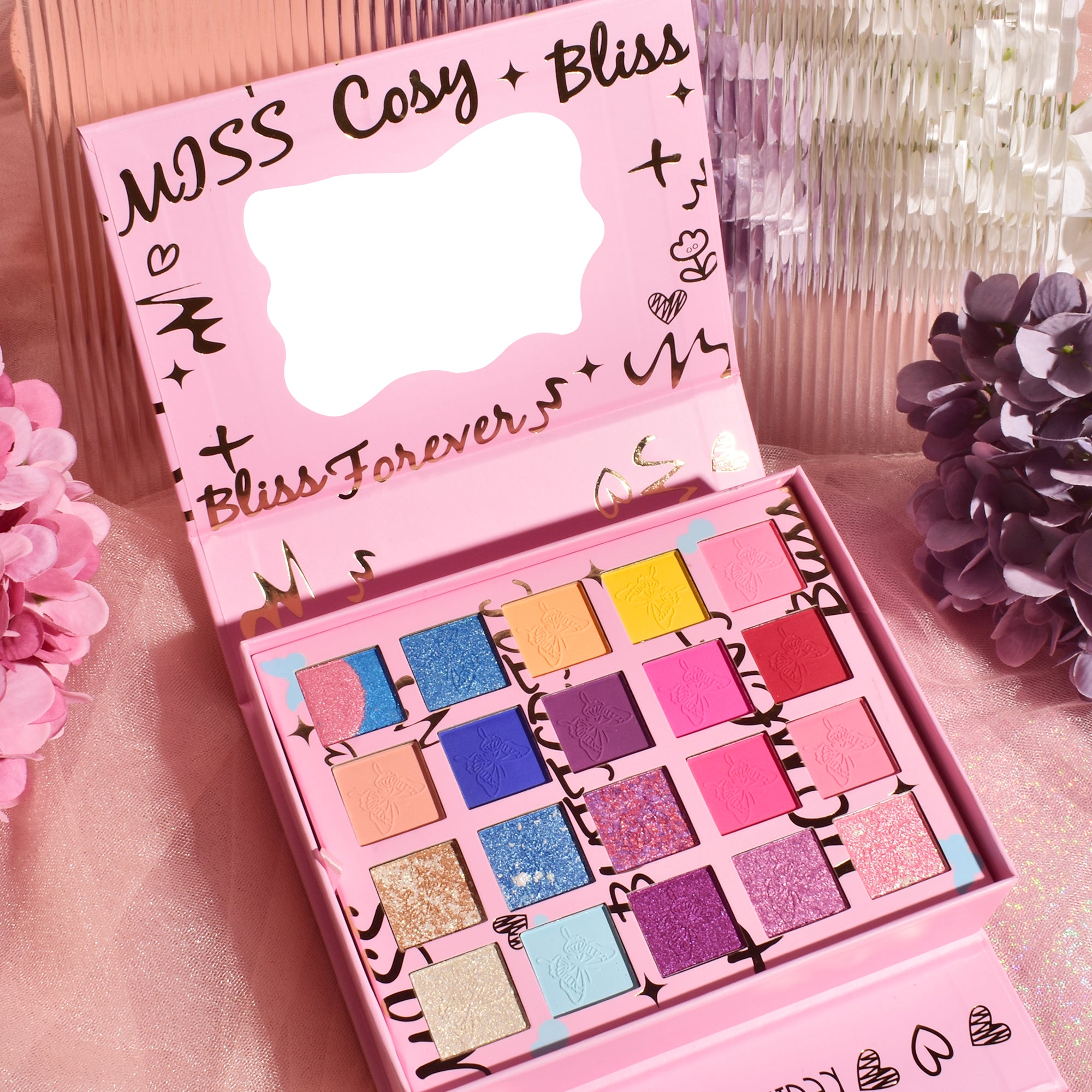 Bliss Moment: 40-Color Eyeshadow & Lipsitck Makeup Set