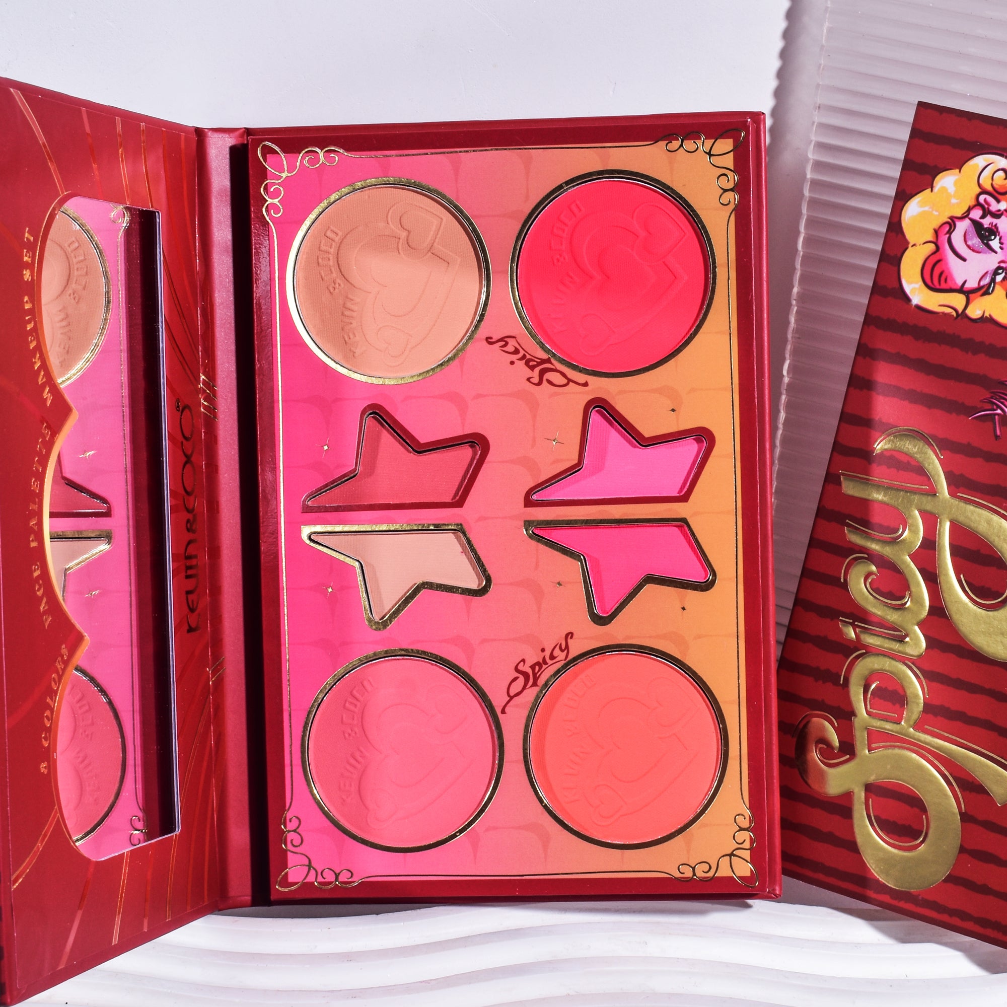 Spicy Girl 8-Color Blusher Palette (KC244348)