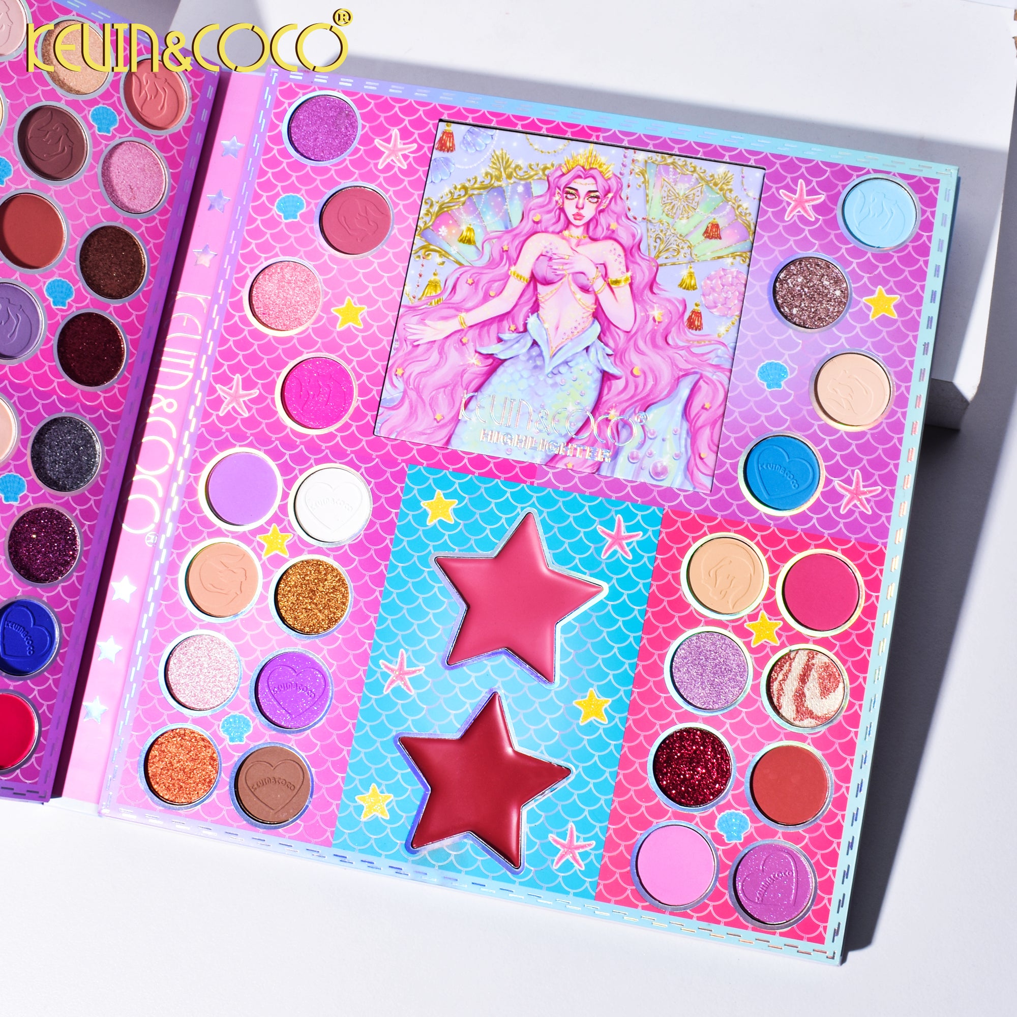 86-Color Mermaid Teasure Eyeshadow Palette (KC894431)