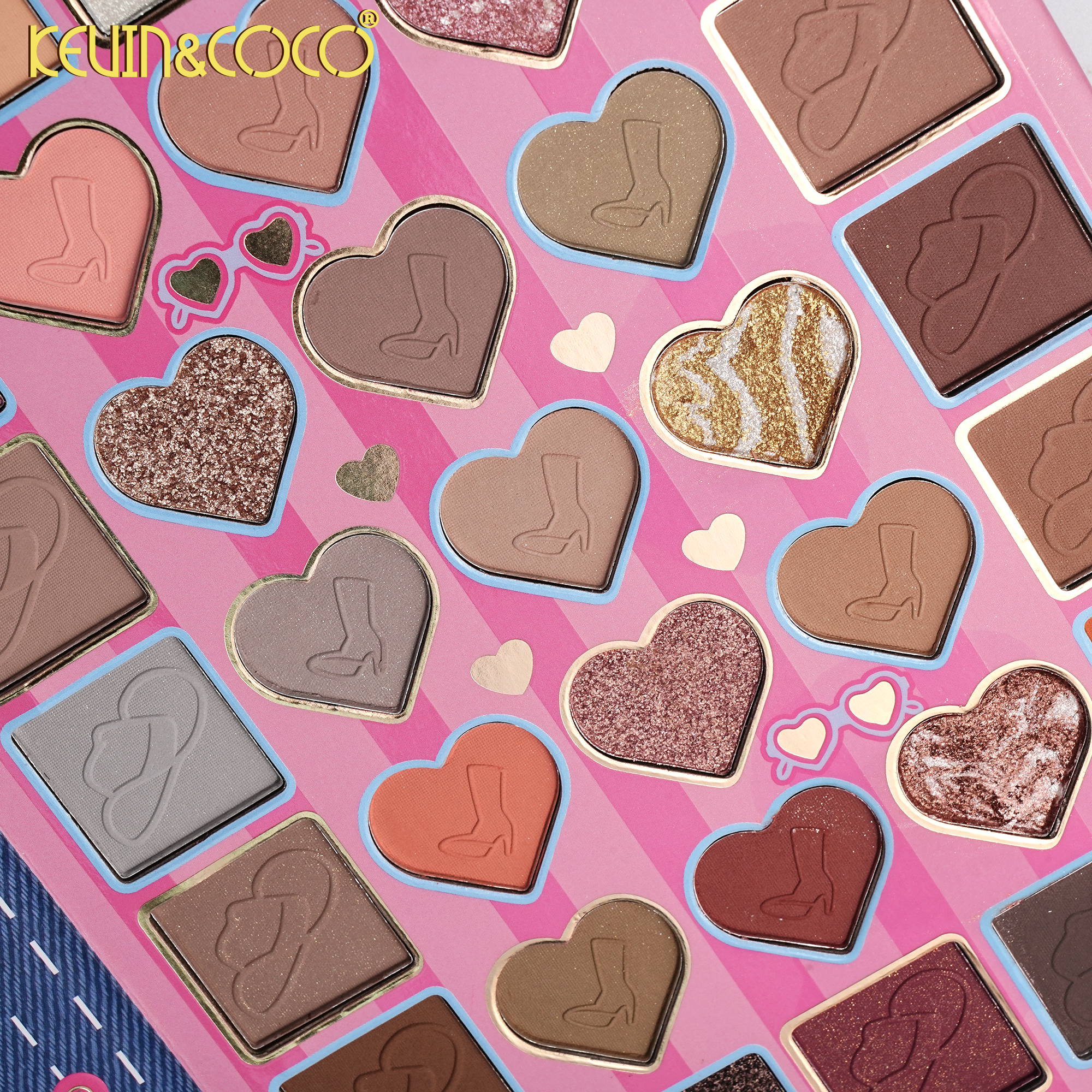 Sweet & Cool Denim 82-Color Paper Palette-6PCS(KC1716)