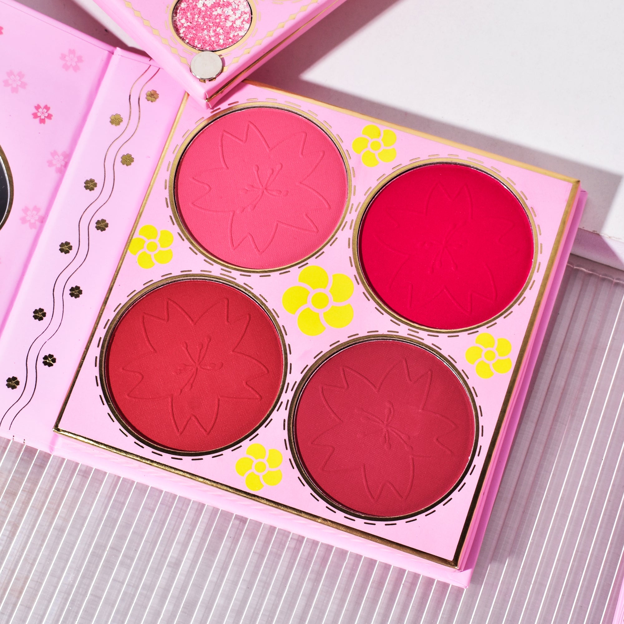 (Pink) 40-Color Blossom Makeup Palette