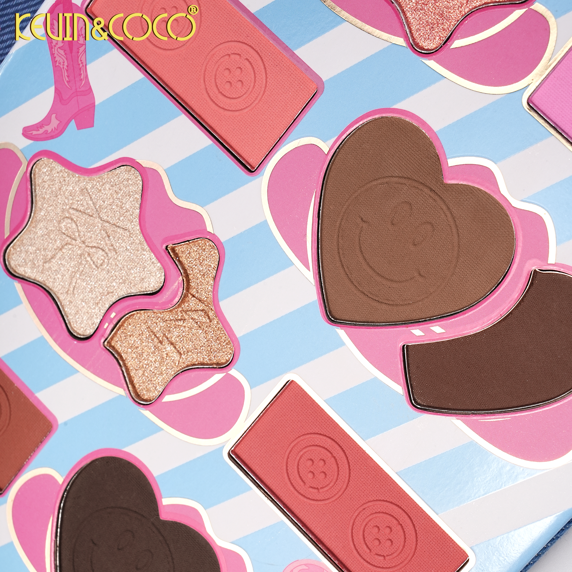 Sweet & Cool Denim 82-Color Paper Palette-6PCS(KC1716)
