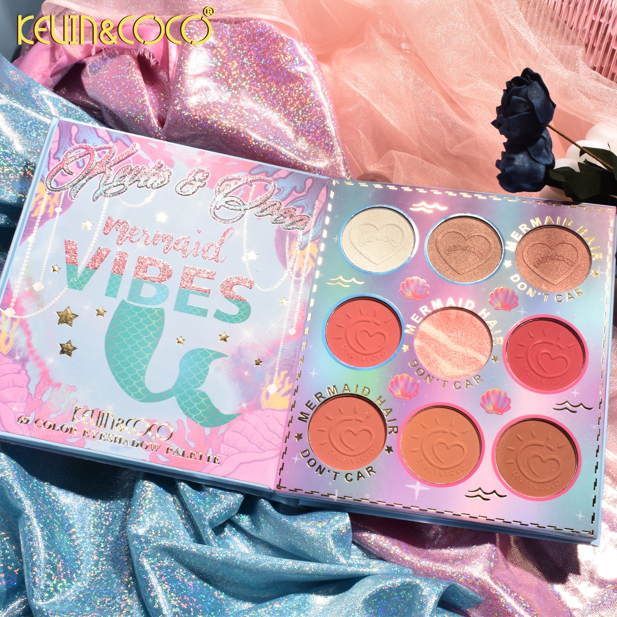 69-Color Mermaid Eyeshadow Palette (KC223250)