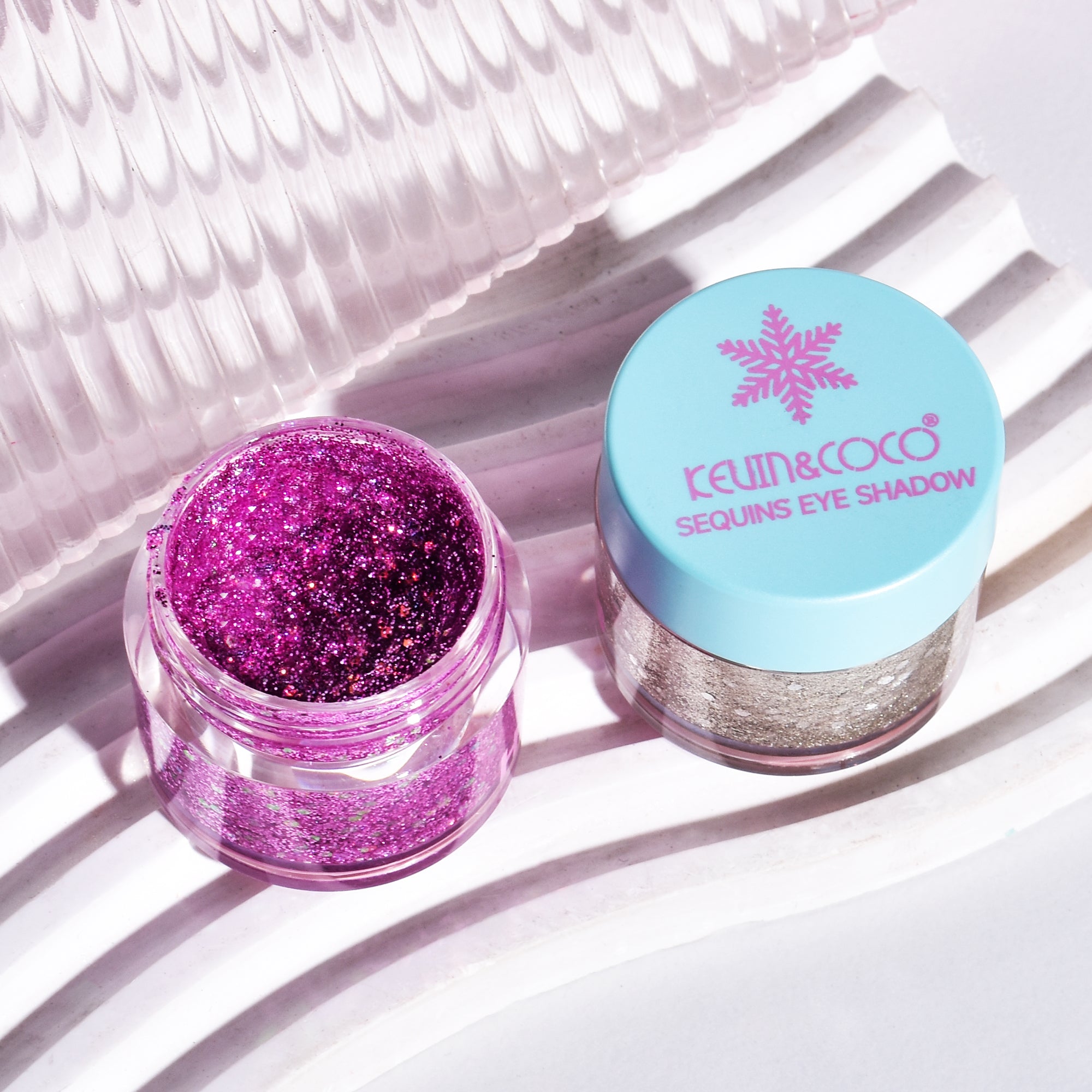 【Christmas Edition】Snow Queen Blush Stick & Glitter Shadow Set