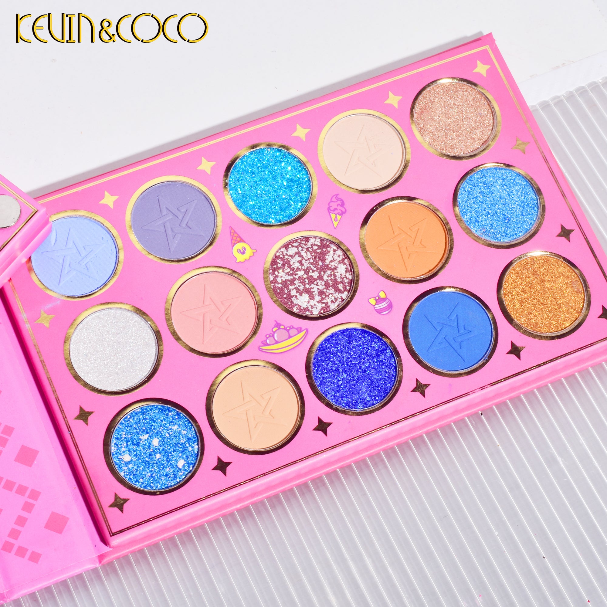 51-Color Ice Cream Eyeshadow & Highlighter Palette (KC234387)