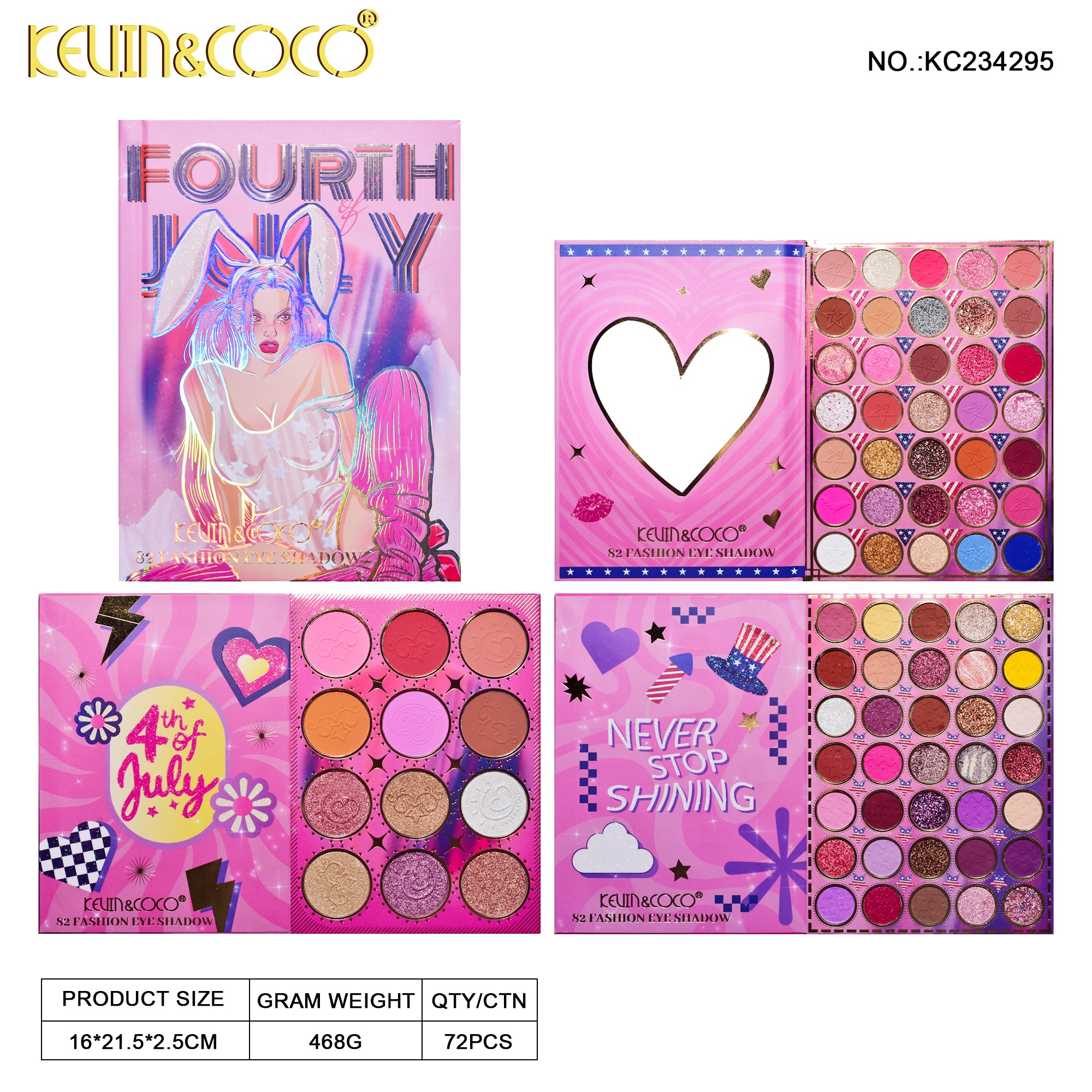 82-Color Raibbit Girl EyeShadow Palette (KC234295)