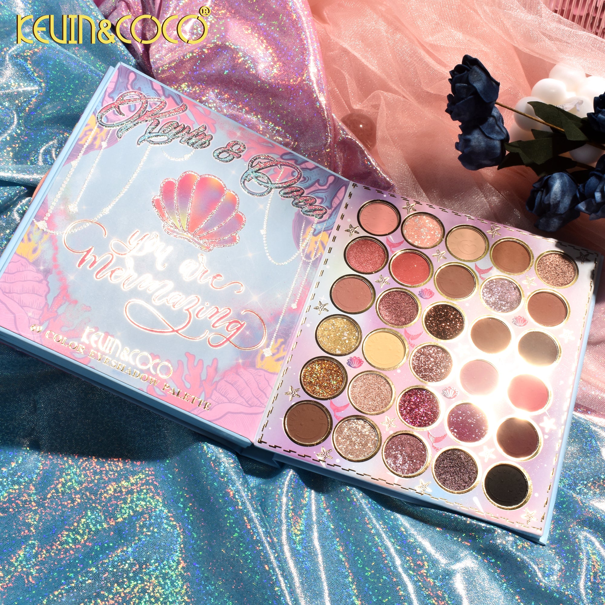 69-Color Mermaid Eyeshadow Palette (KC223250)