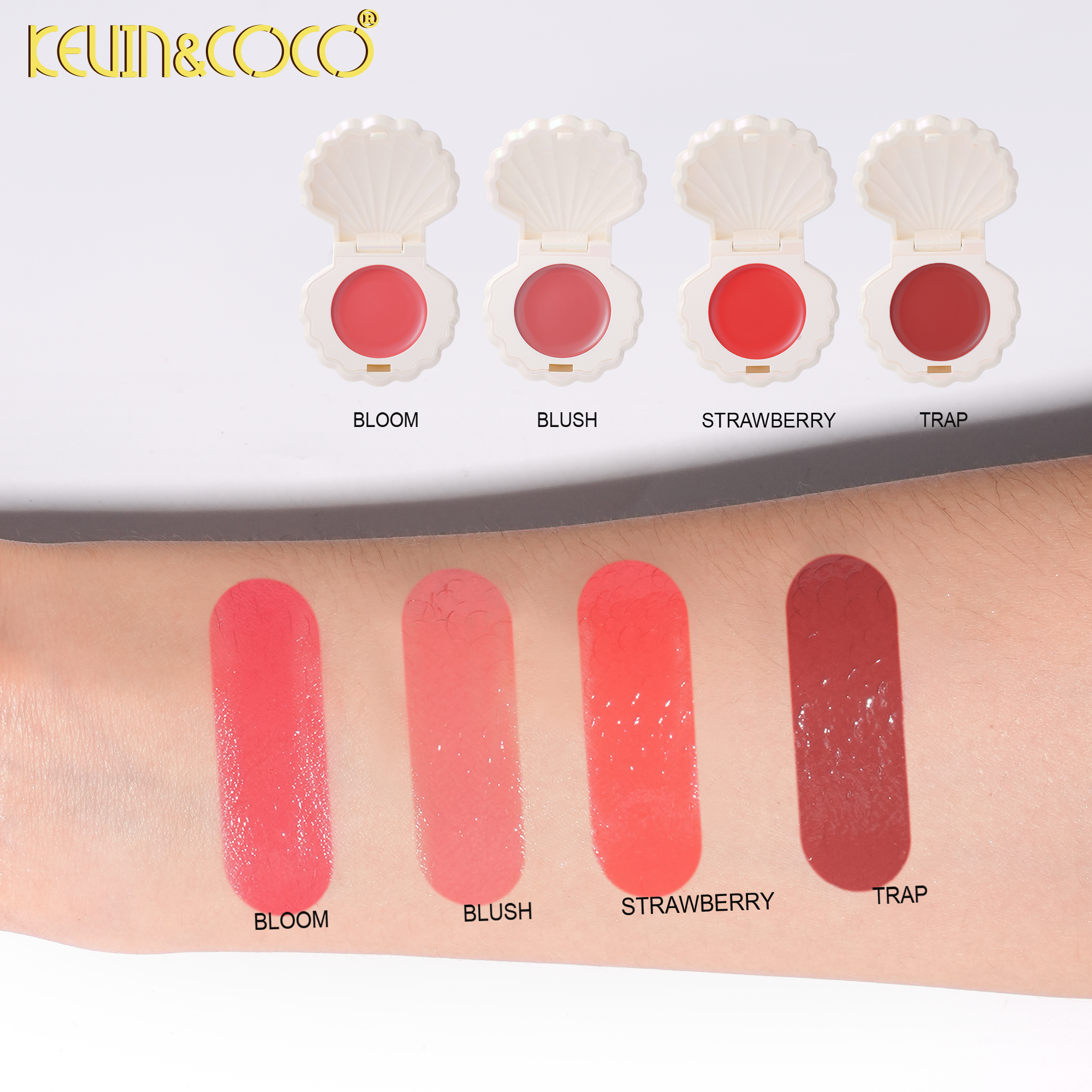 Sea Foam Glow Lip & Cheek Cream -12PCS(KC1712/KC1714)