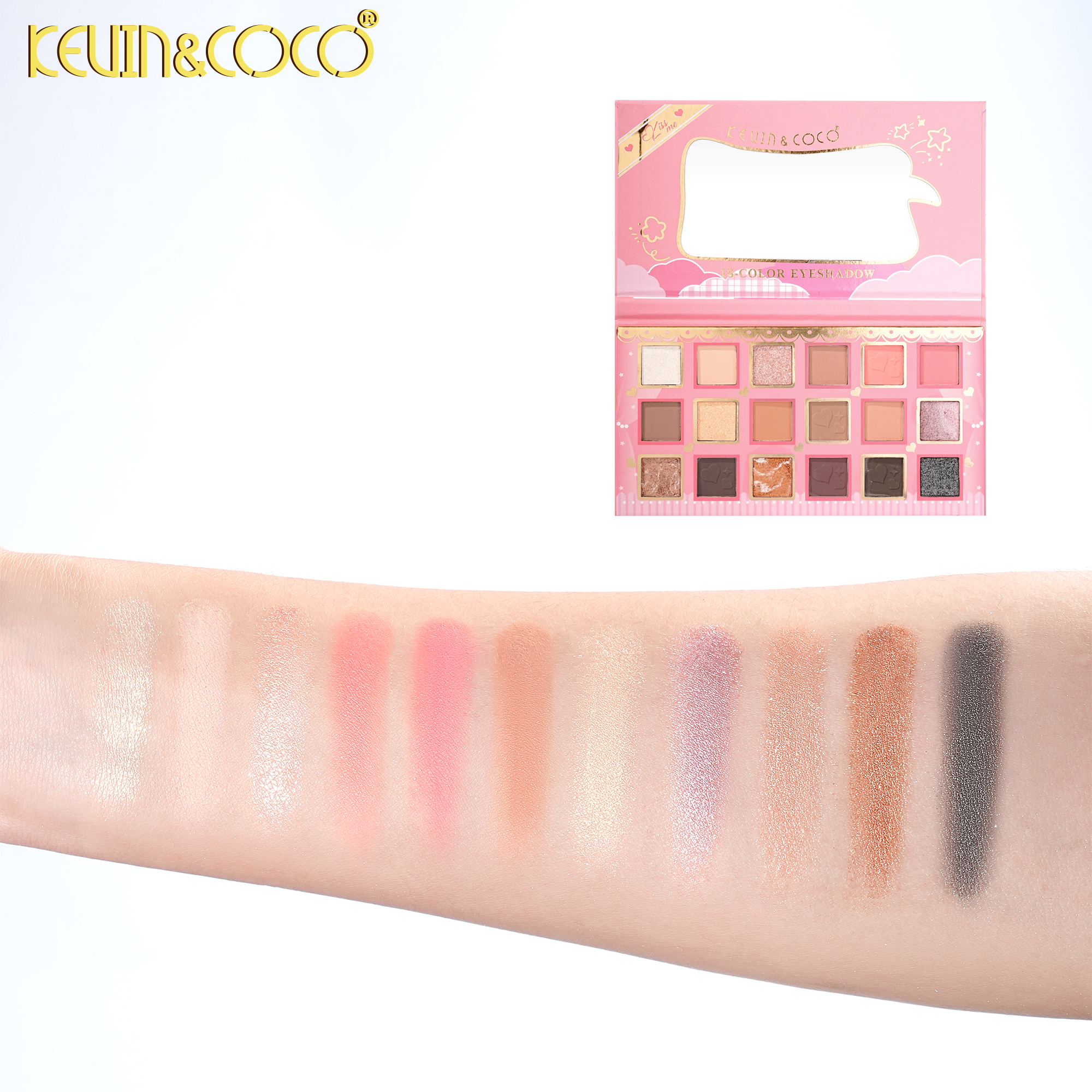 Whisper Traces Collection Paper 18 Eyeshadow Palette -6PCS(KC1817/KC18181)